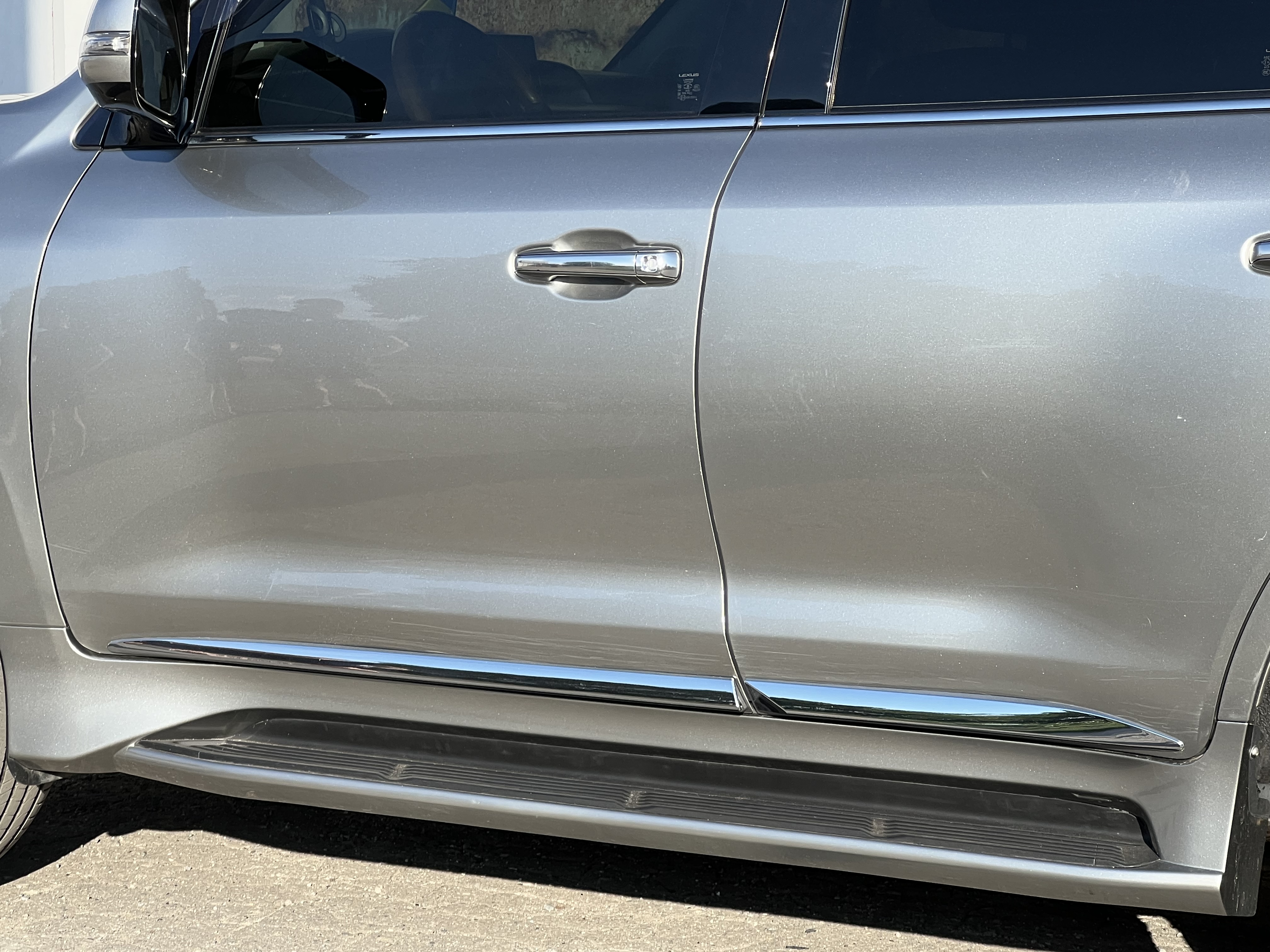 Хромовані молдинги на двері Lexus LX 570 / 450D 2015- 3