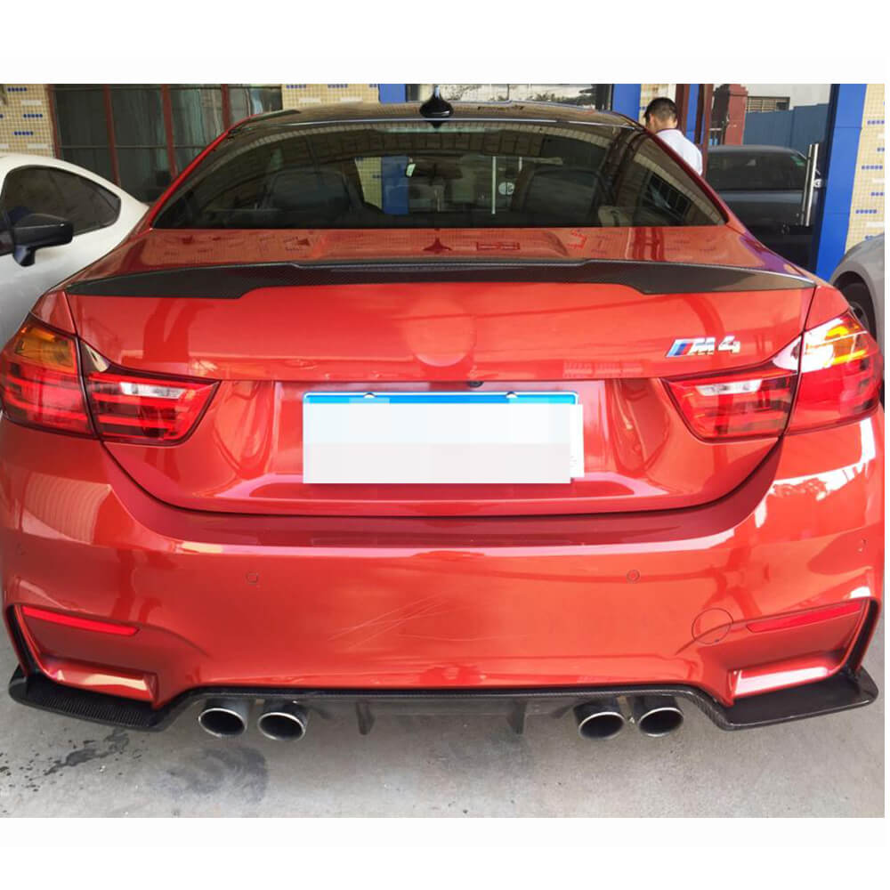 Дифузор заднього бампера V3 (для F82/F83, Карбон) 3