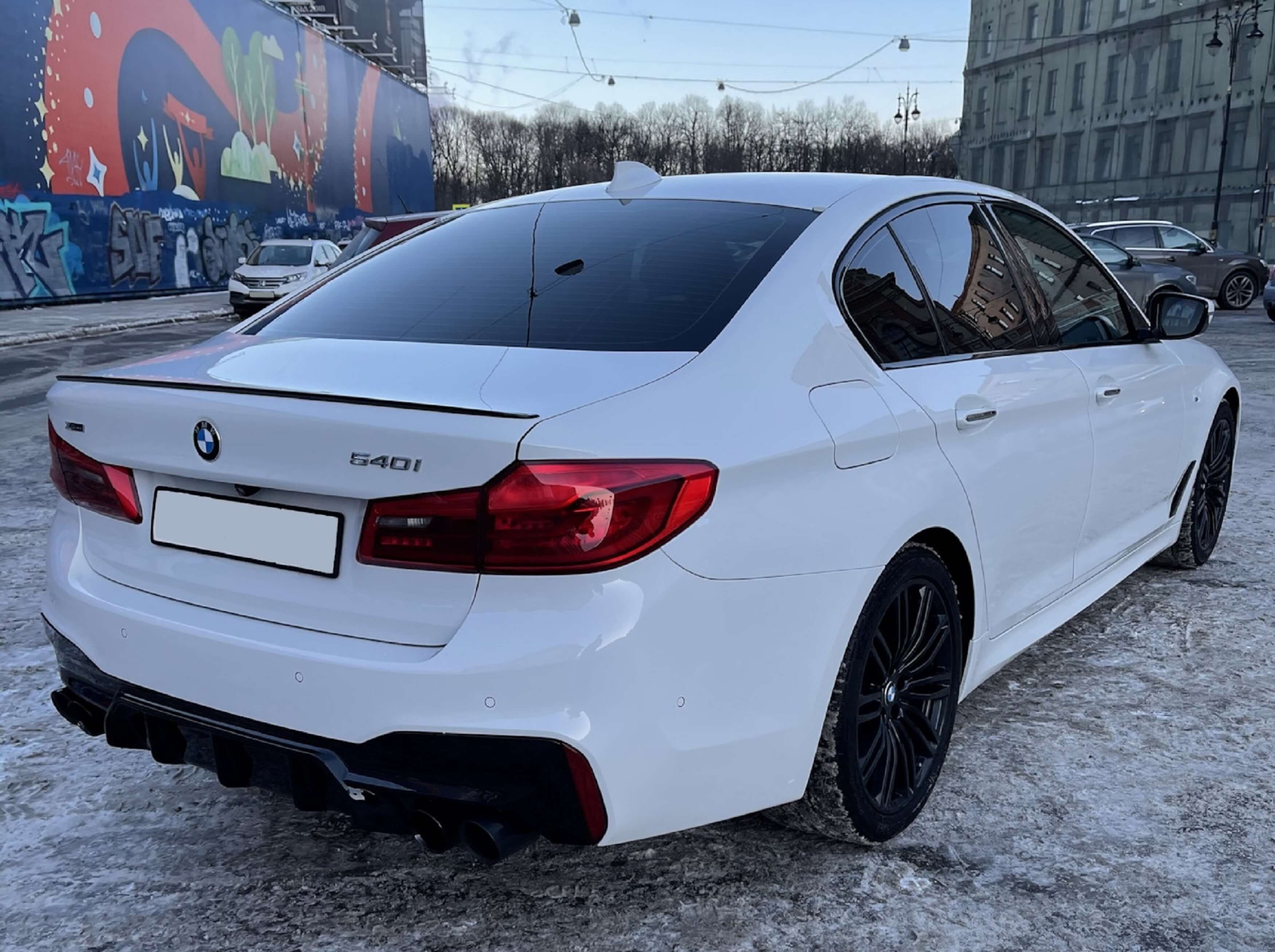 Задній бампер (стиль M5 F90) на BMW 5 Series G30 / G31 2017-2020 року 5