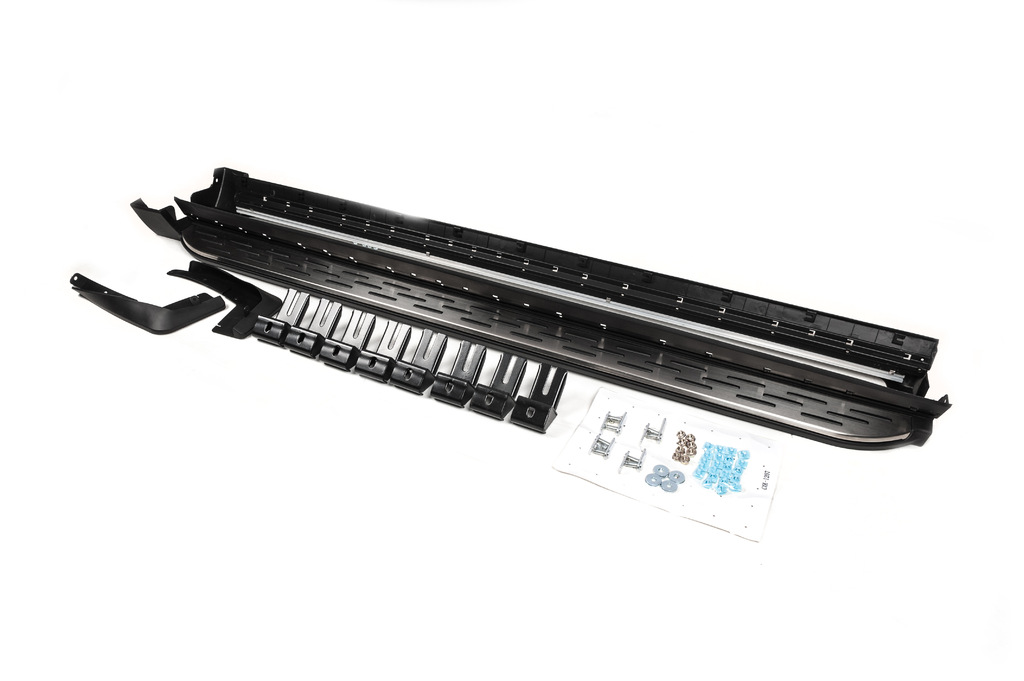 Бокові пороги OEM (2 шт, алюміній + пластик) 3