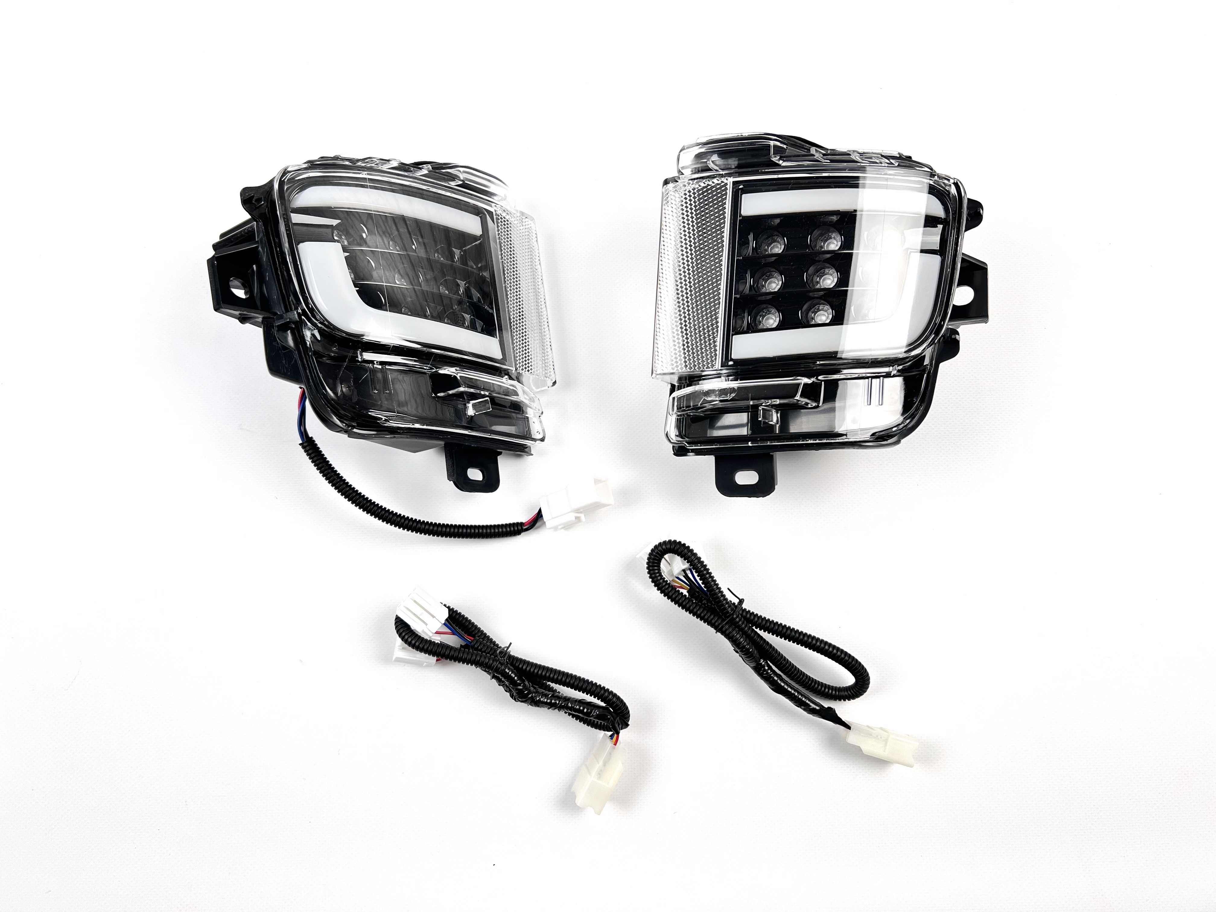 LED задні габарити (туманки) Toyota Land Cruiser 200 2015-2022 димчасті, 2шт. 2