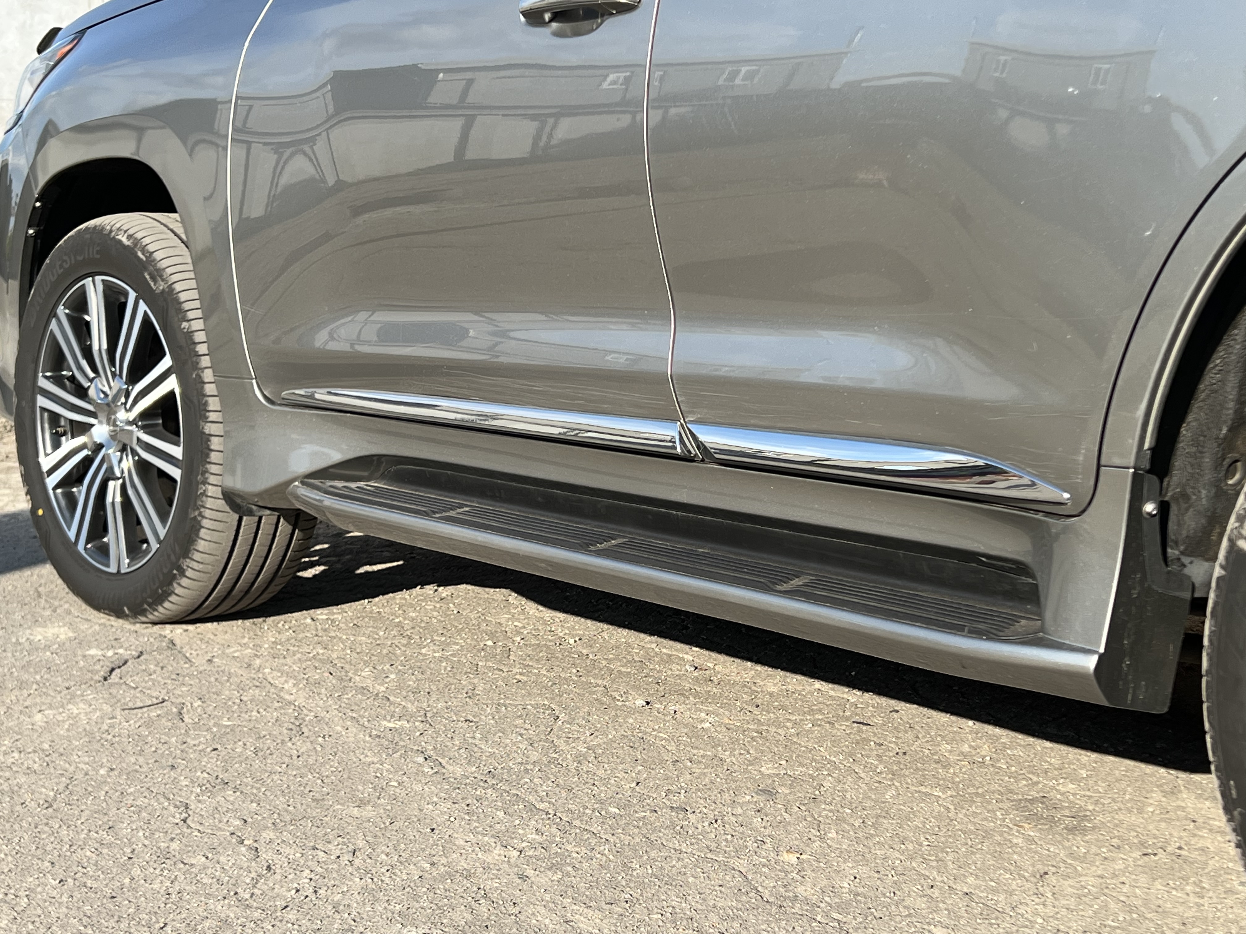 Хромовані молдинги на двері Lexus LX 570 / 450D 2015- 6