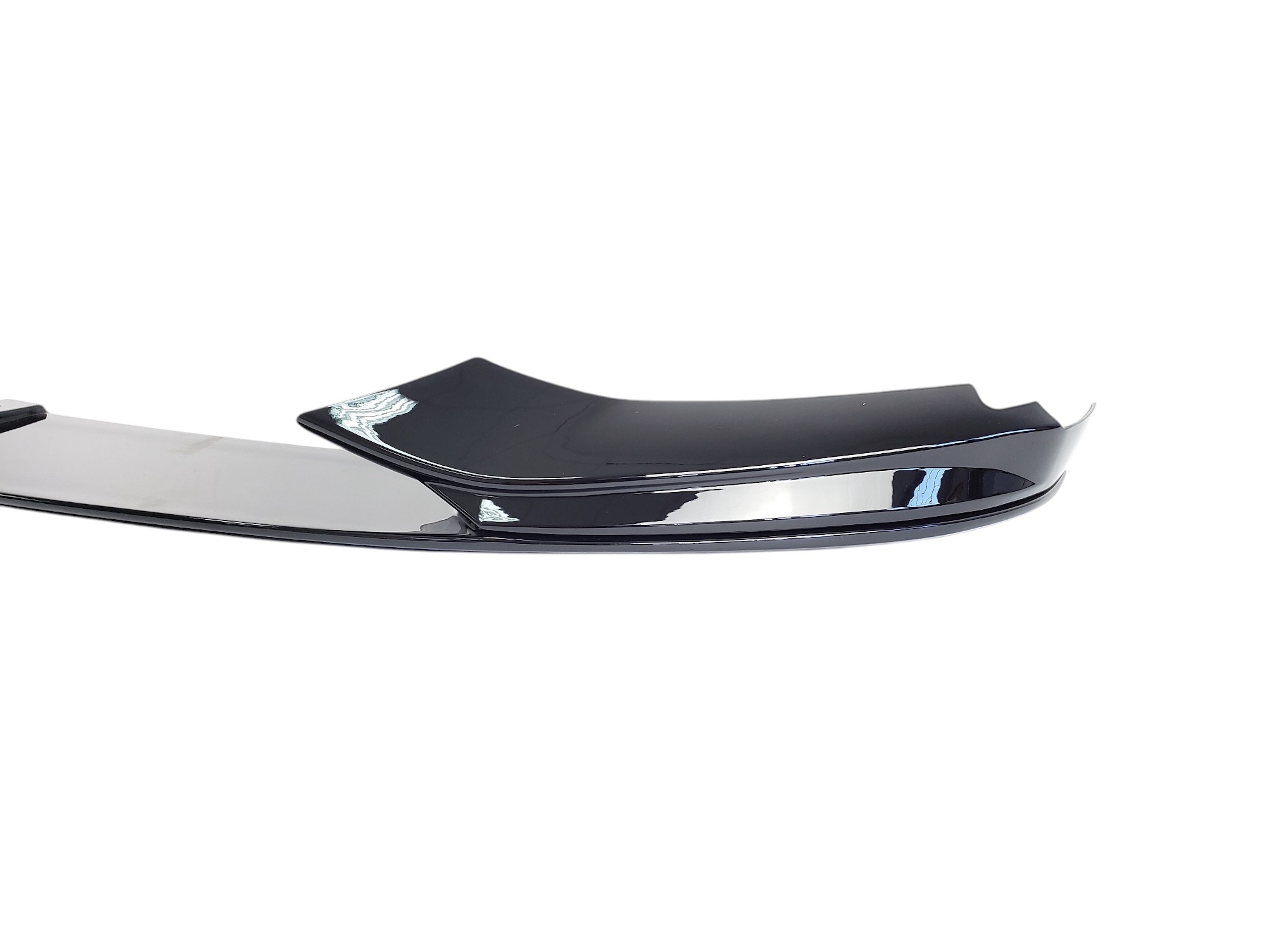 Губа (переднього бампера) Чорний глянець (M-Performance) V1 на BMW 4 Series F32 / F33 2013-2020 року 5