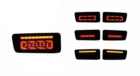Задні габарити Smoke Black LED (1999-2005, 2 шт)
