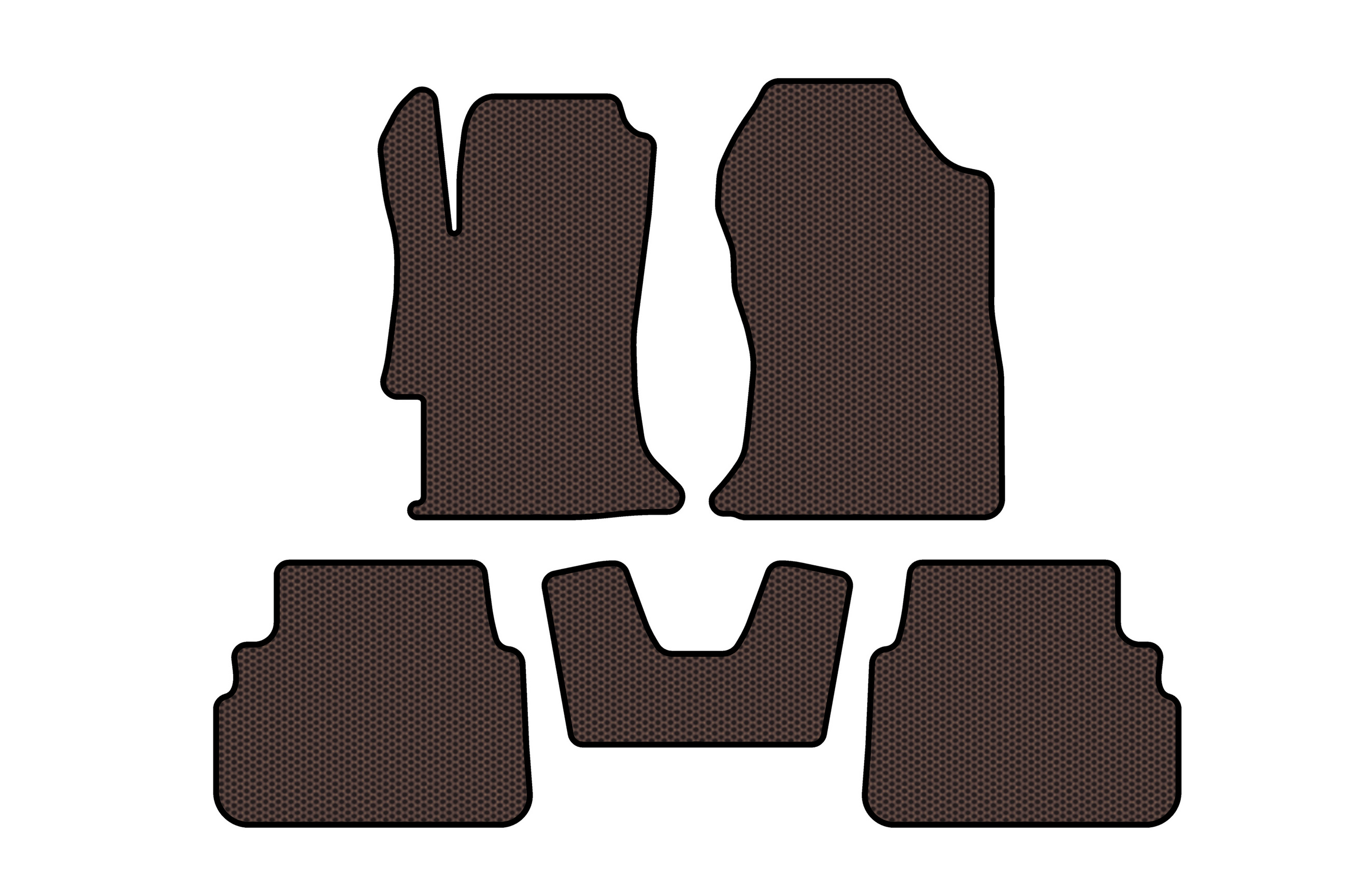 Гумові килимки Carsuit V1 (Коричневий)