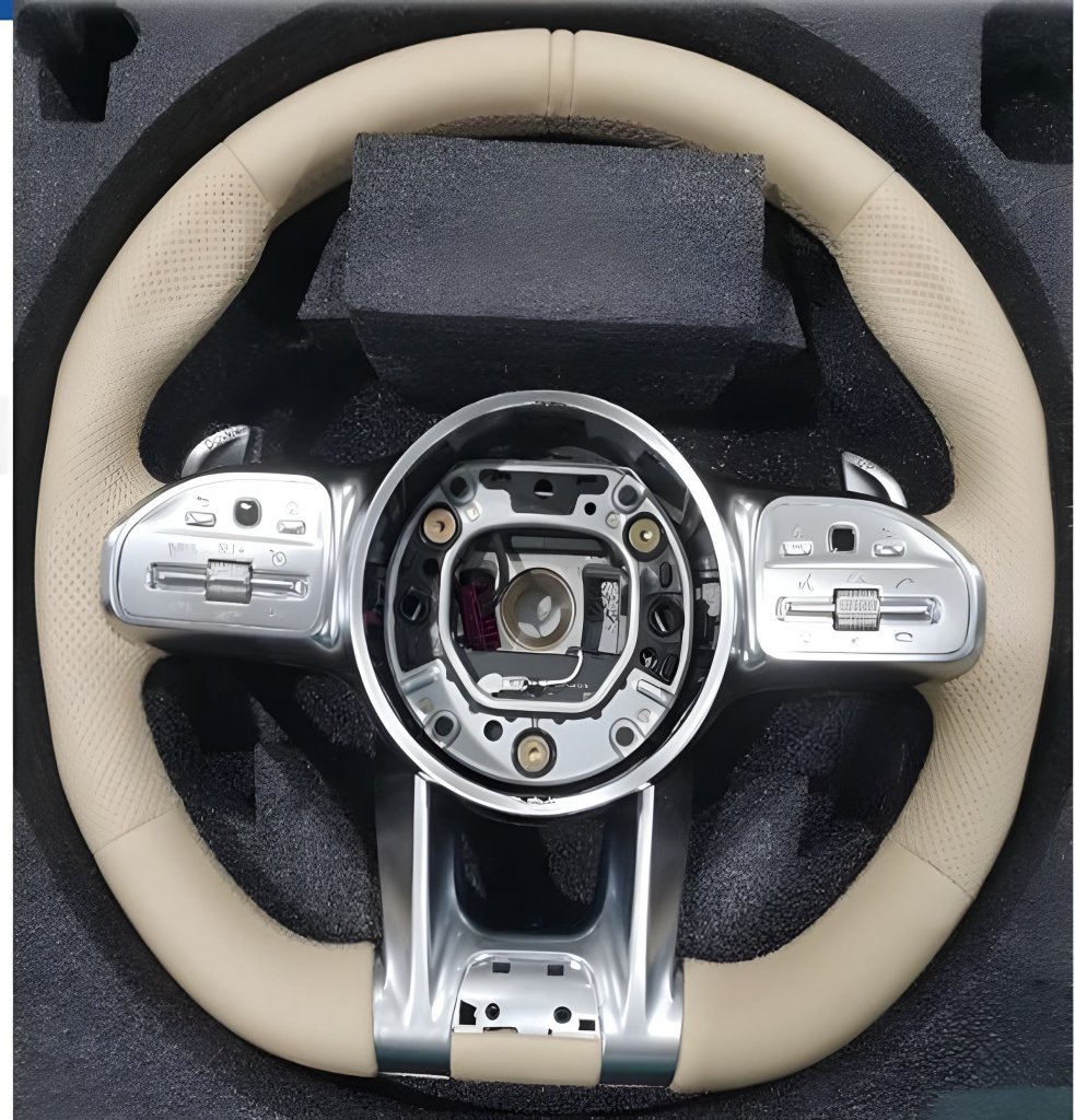 Кермо AMG 2018-Style (бежевий, 4pin)