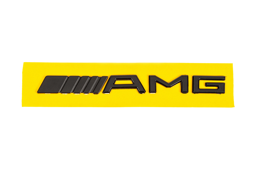 Шильдик AMG (20см, ABS, чорний) 2