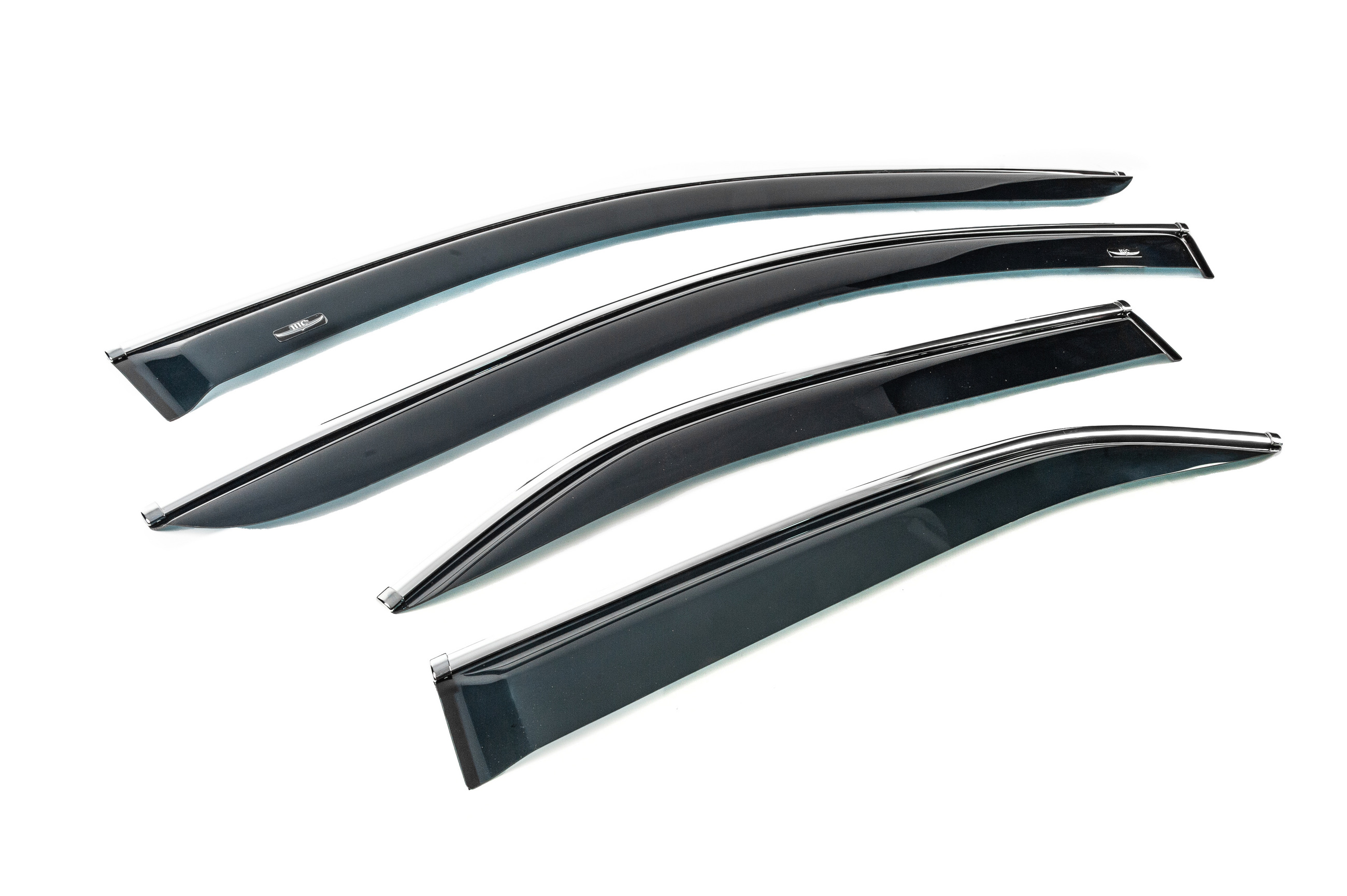 Вітровики з хромованим молдингом молдингом (EU, 4 шт, HIC) 3