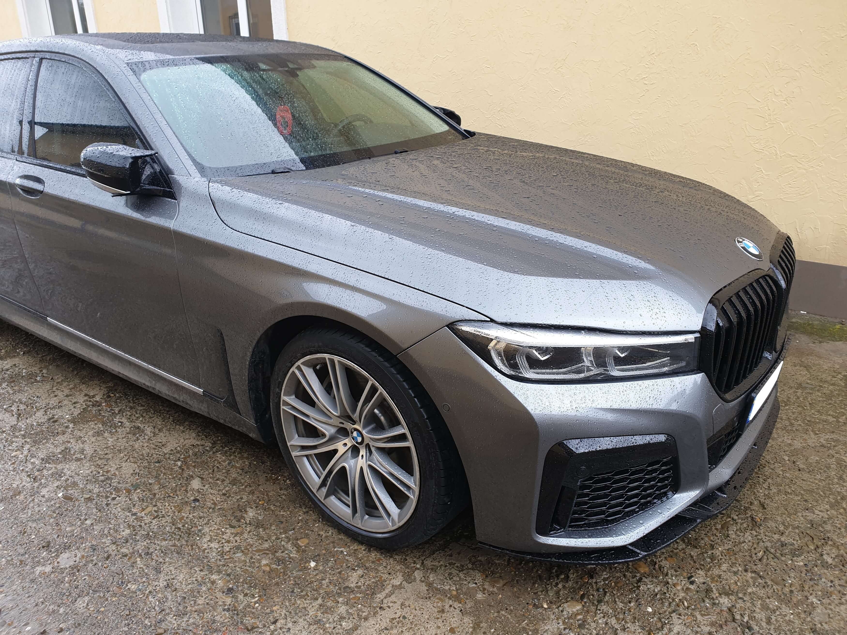Накладки на пороги (M-Paket) під проекцію на BMW 7 Series G11 / G12 2019-2023 року 4