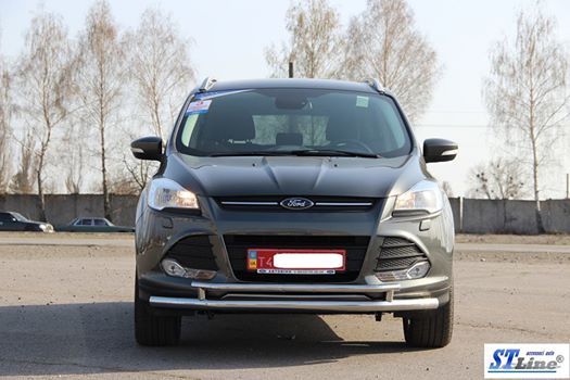 Передній захист ST014 (нерж.) 60/42 мм 2