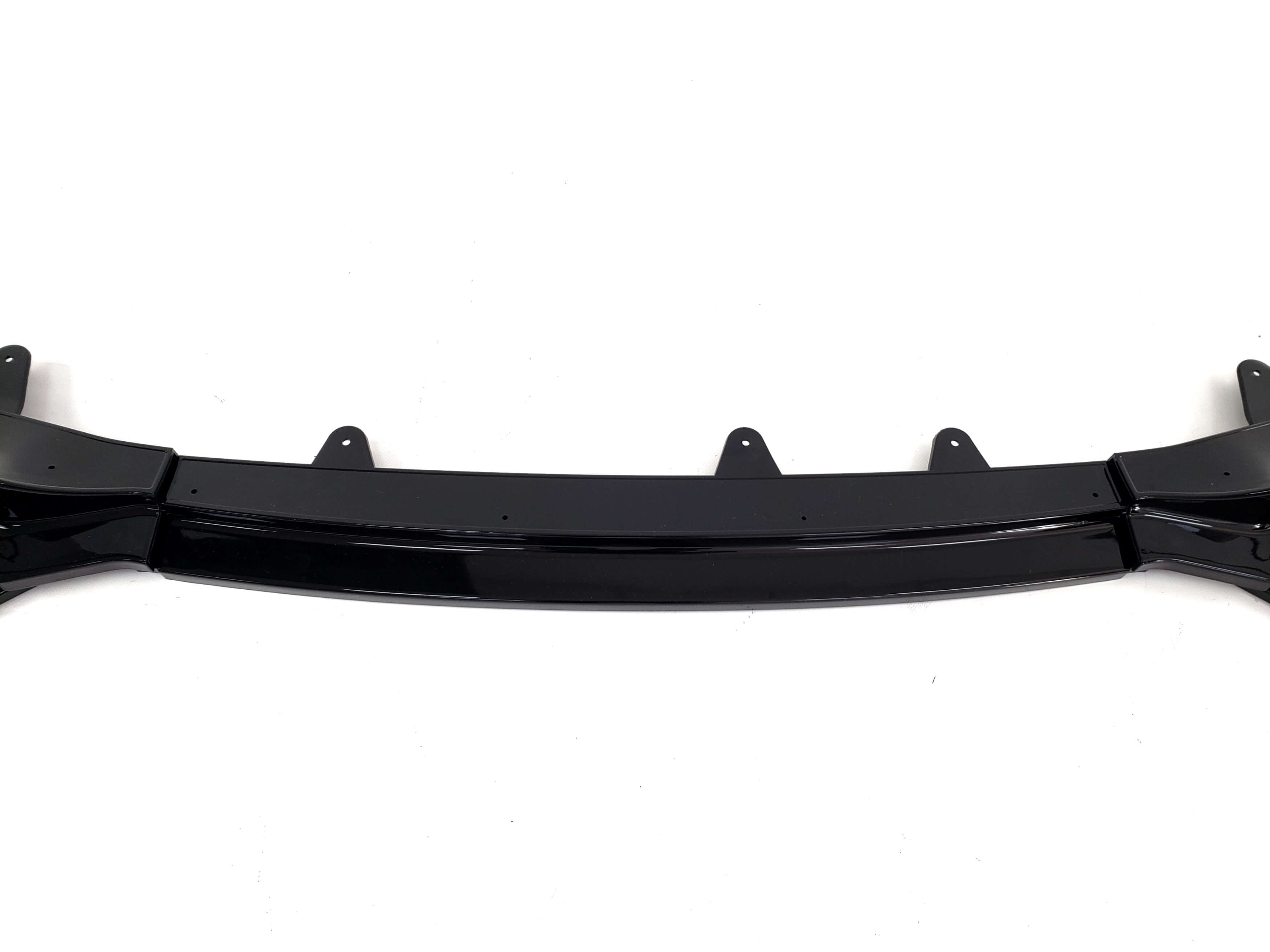Губа (переднього бампера) Чорний глянець (M-Performance / knife) V2 на BMW 3 Series G20 / G21 2018-2022 року 4