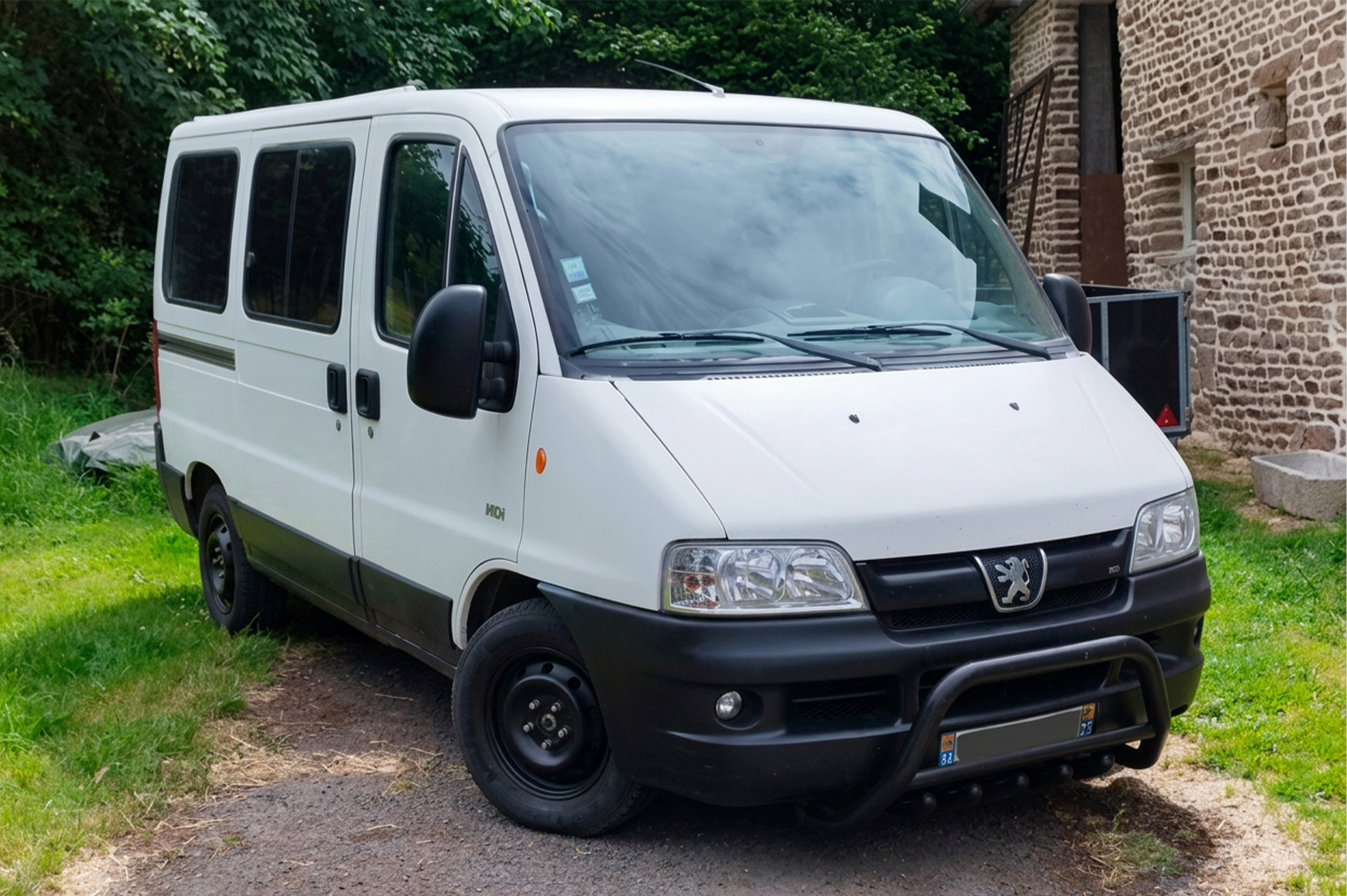 Кенгурятник WT003 Black (нерж.)