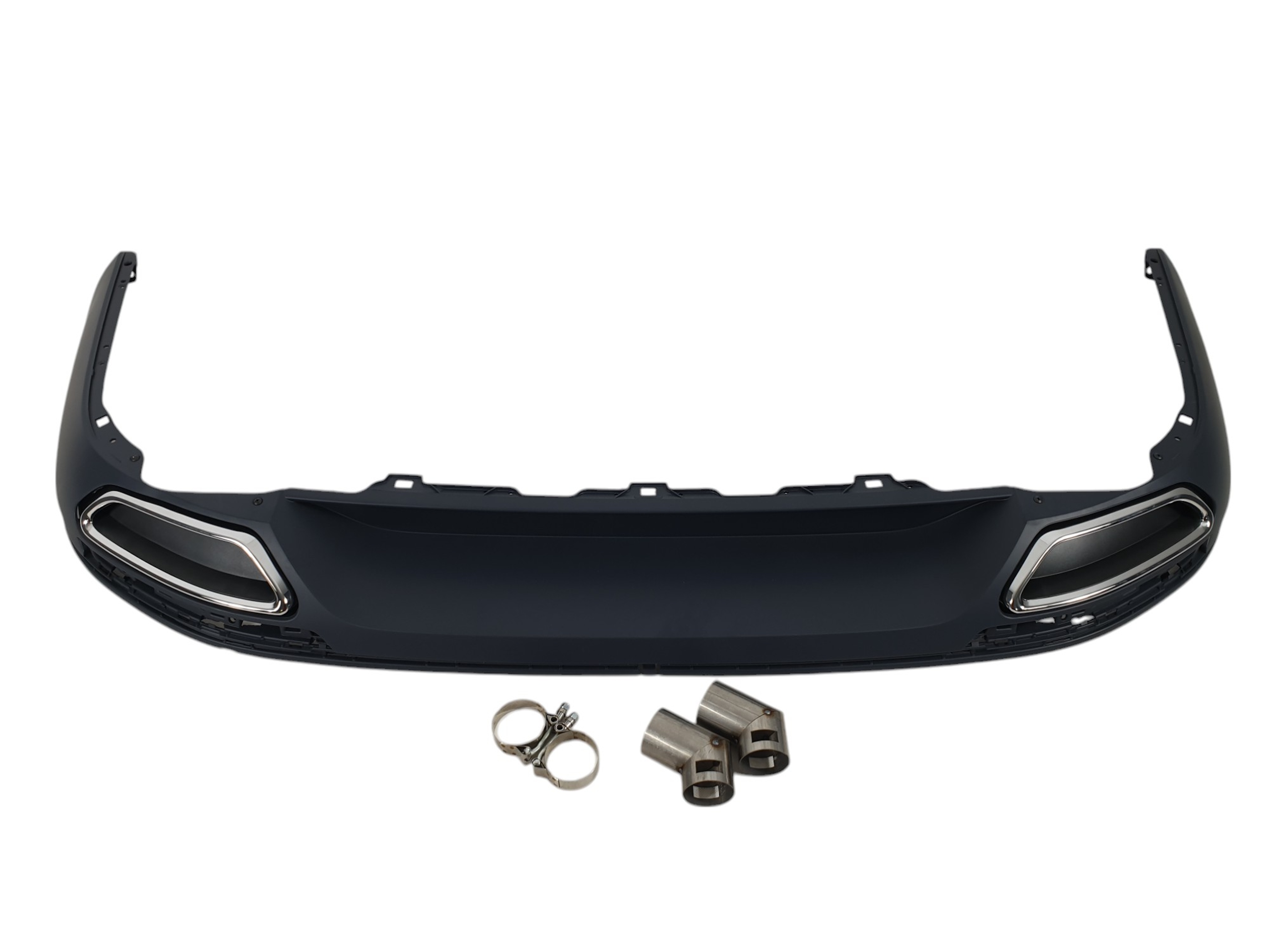 Дифузор (заднього бампера) (стиль R-Line) на Volkswagen Passat B8 2014-2019 року