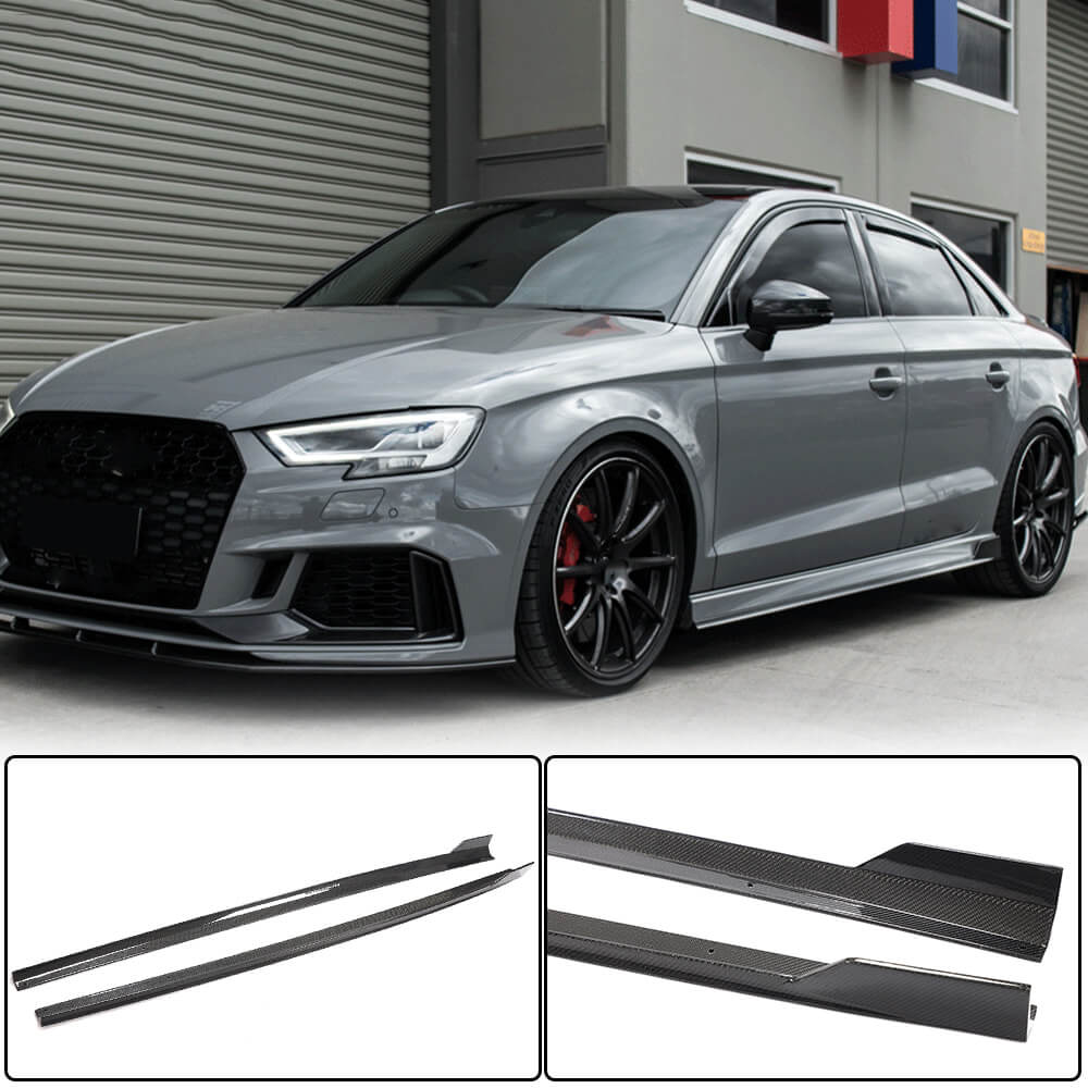 Бокові пороги V1 (для S-Line Sedan, Карбон) 2