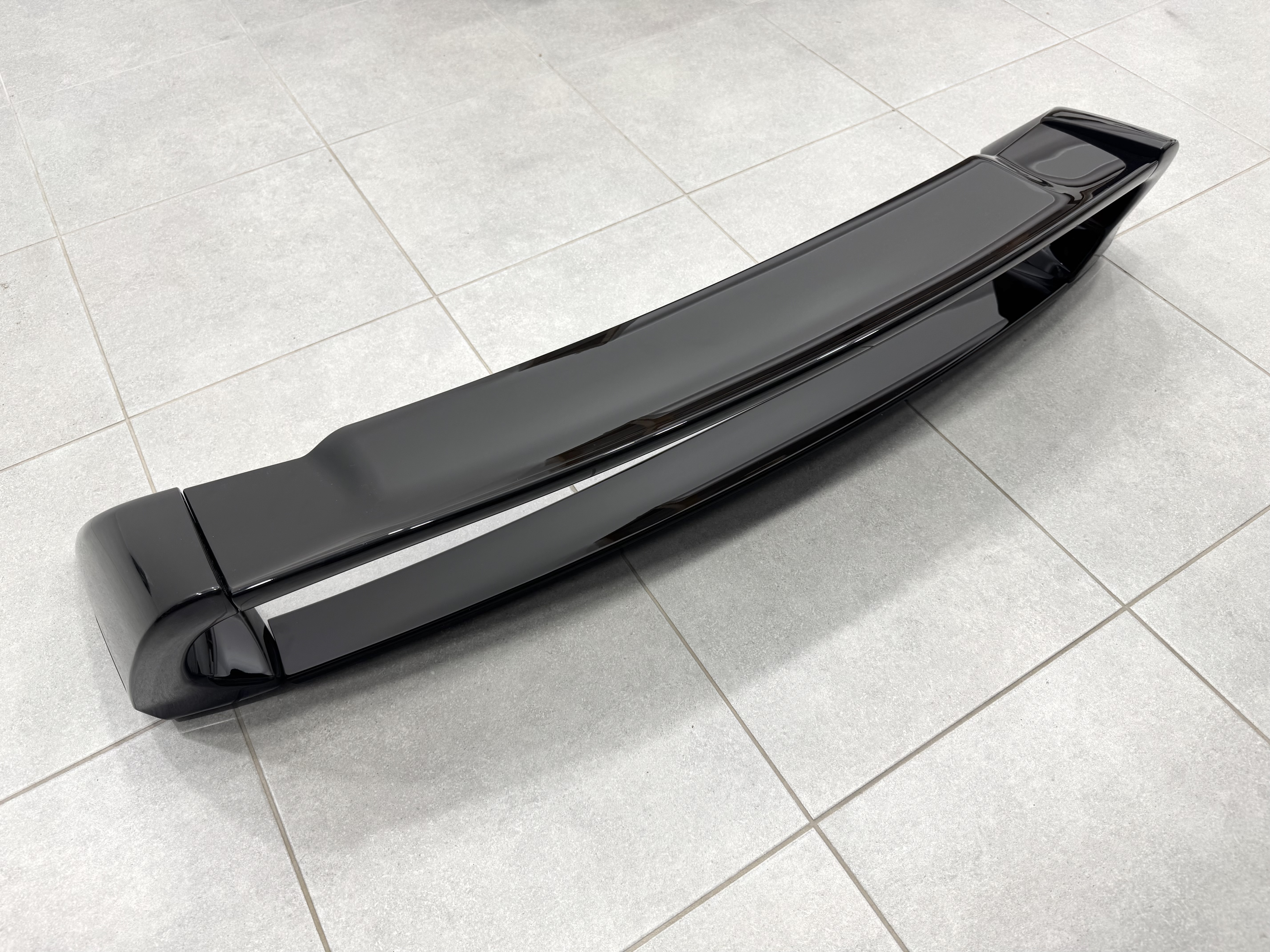 Спойлер високий Mugen RR Honda Civic 4D 2007-2011 ABS пластик, колір чорний глянець 4