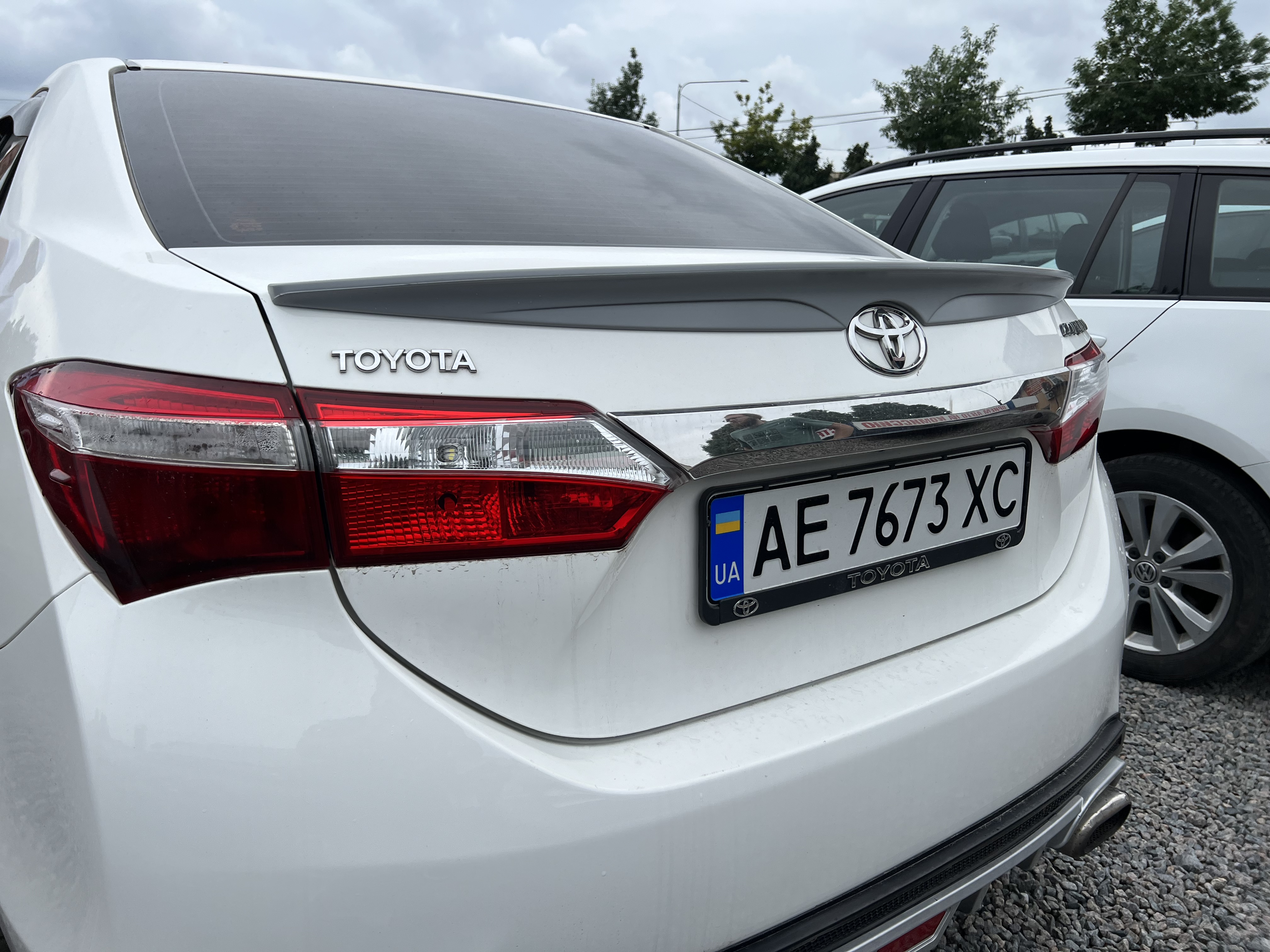 Спойлер ліп багажника Toyota Corolla ЄВРОПА 2013-2018 ABS пластик під фарбування 3