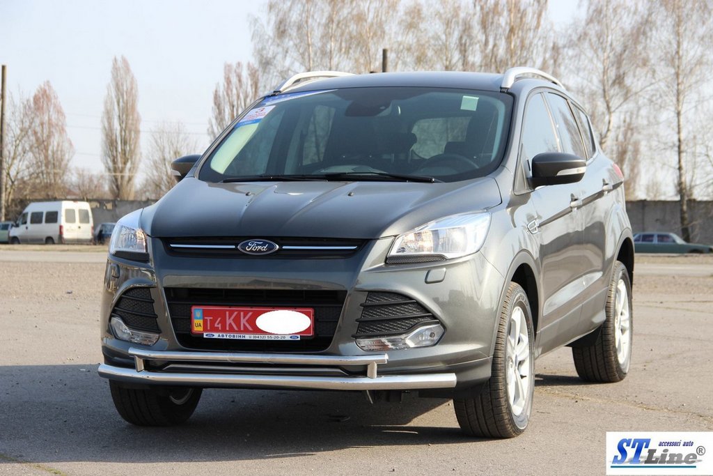 Передній захист ST014 (нерж.) 60/42 мм 3