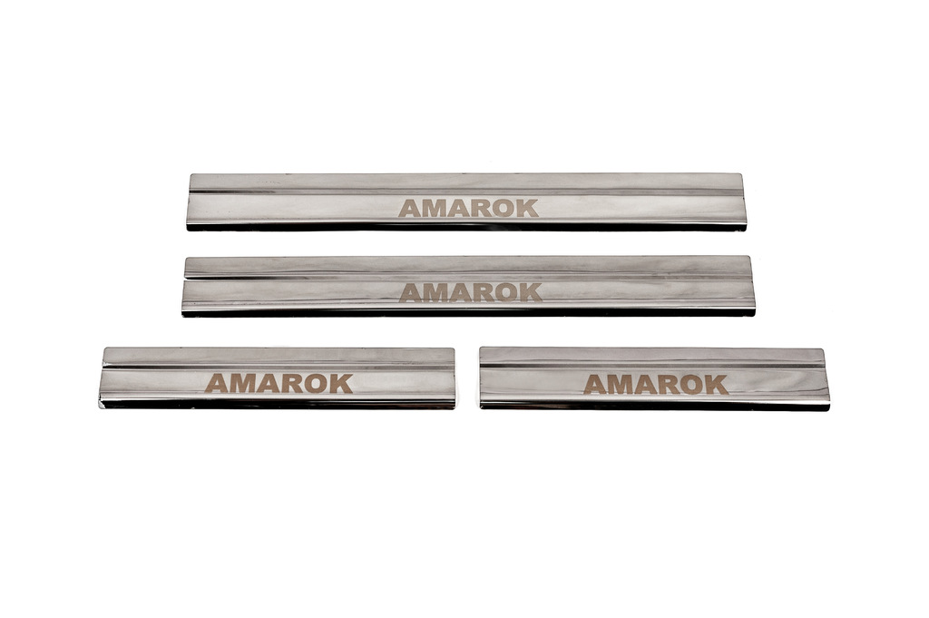 Накладки на пороги Carmos V3 (4 шт, нерж)