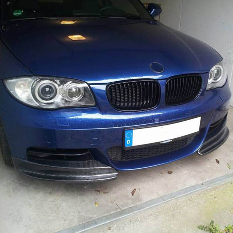 Накладки на передній бампер Flap (для E82/E88 M-Sport, Карбон) 2