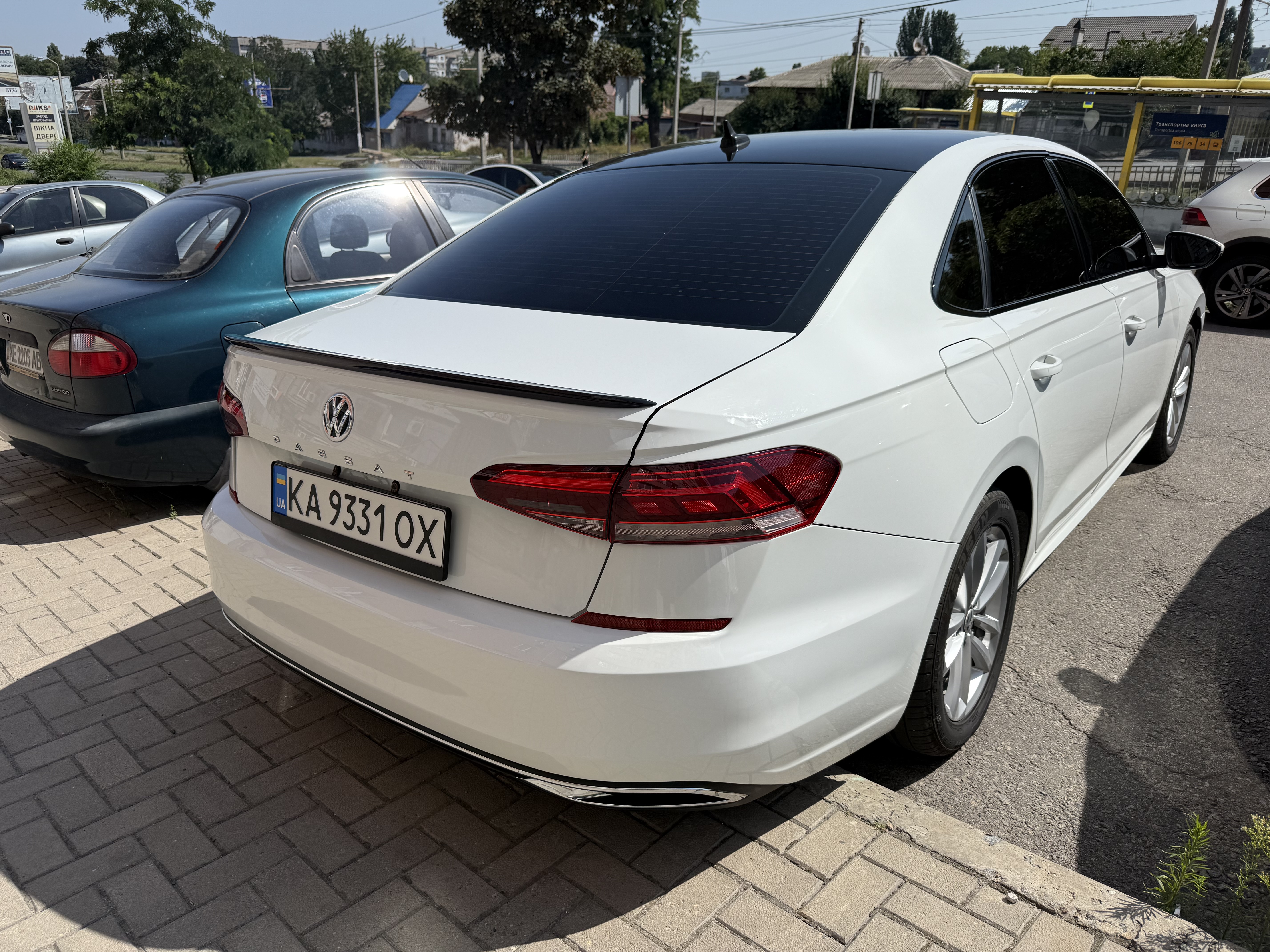 Спойлер лип Volkswagen Passat B9 USA 2019-2022 ABS пластик колір чорний 6