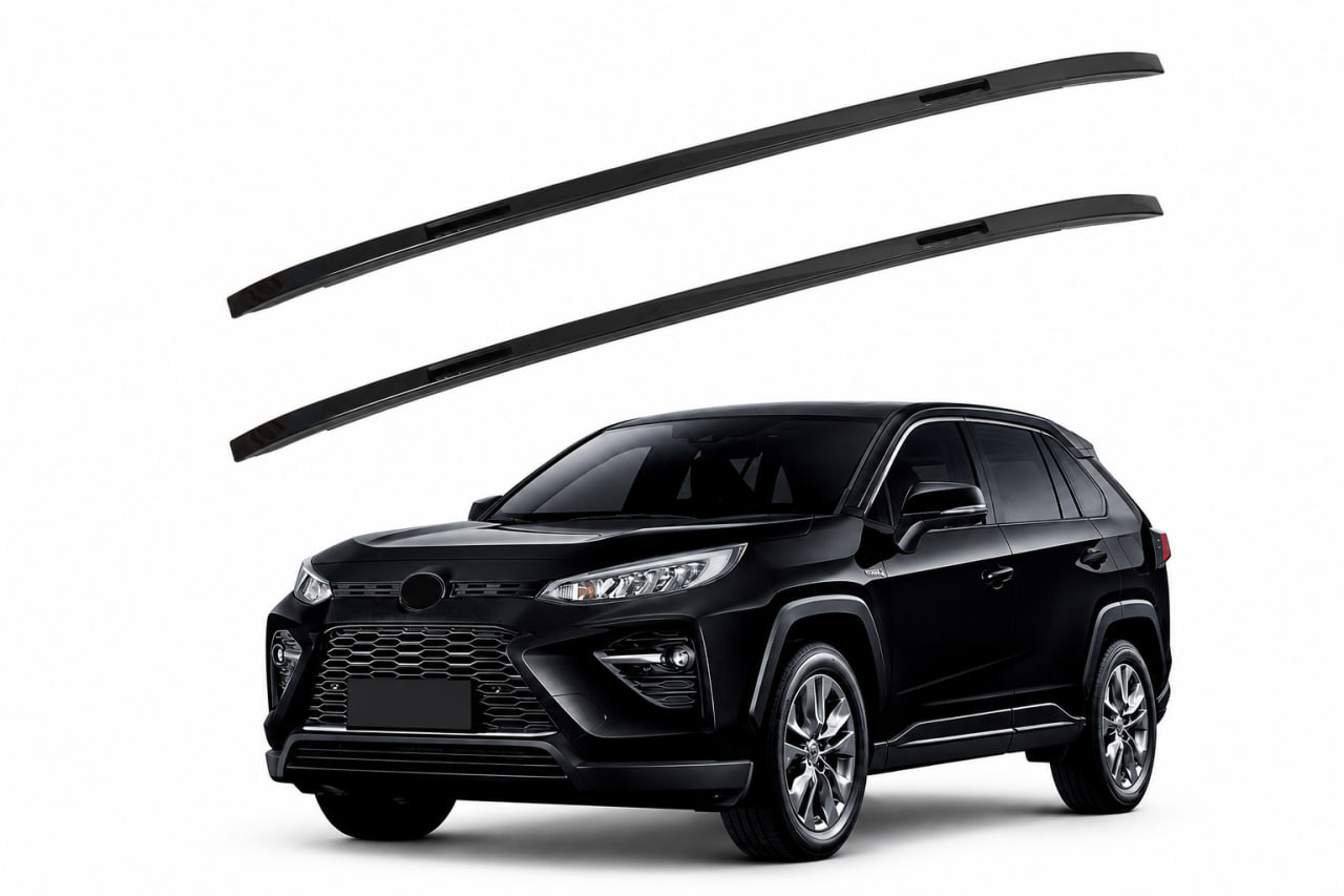 Інтегровані рейлінги чорні OEM (ABS-пластик, установка на клей)