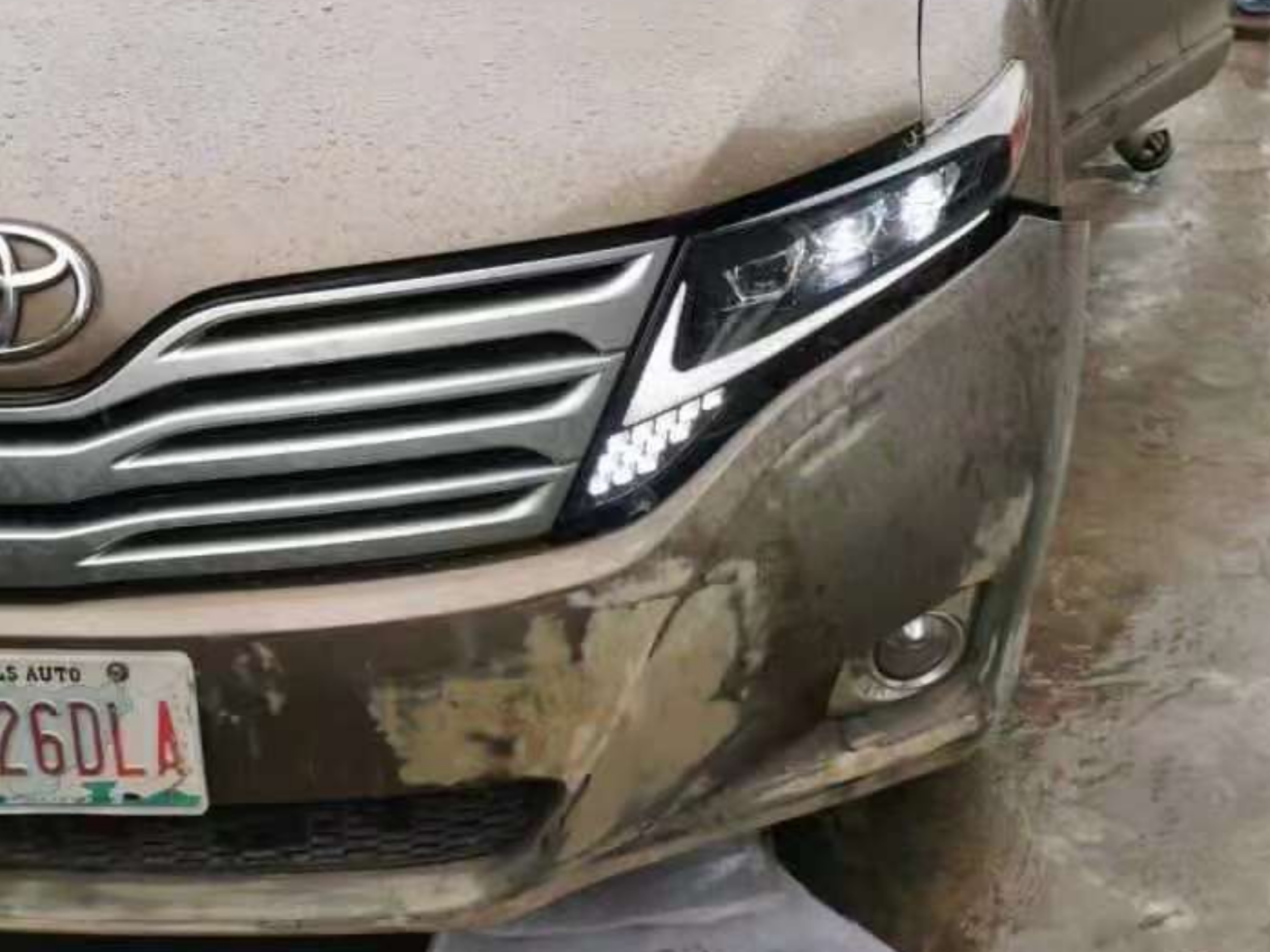 Фари FULL LED 3 лінзи Toyota Venza 2009-2013 5
