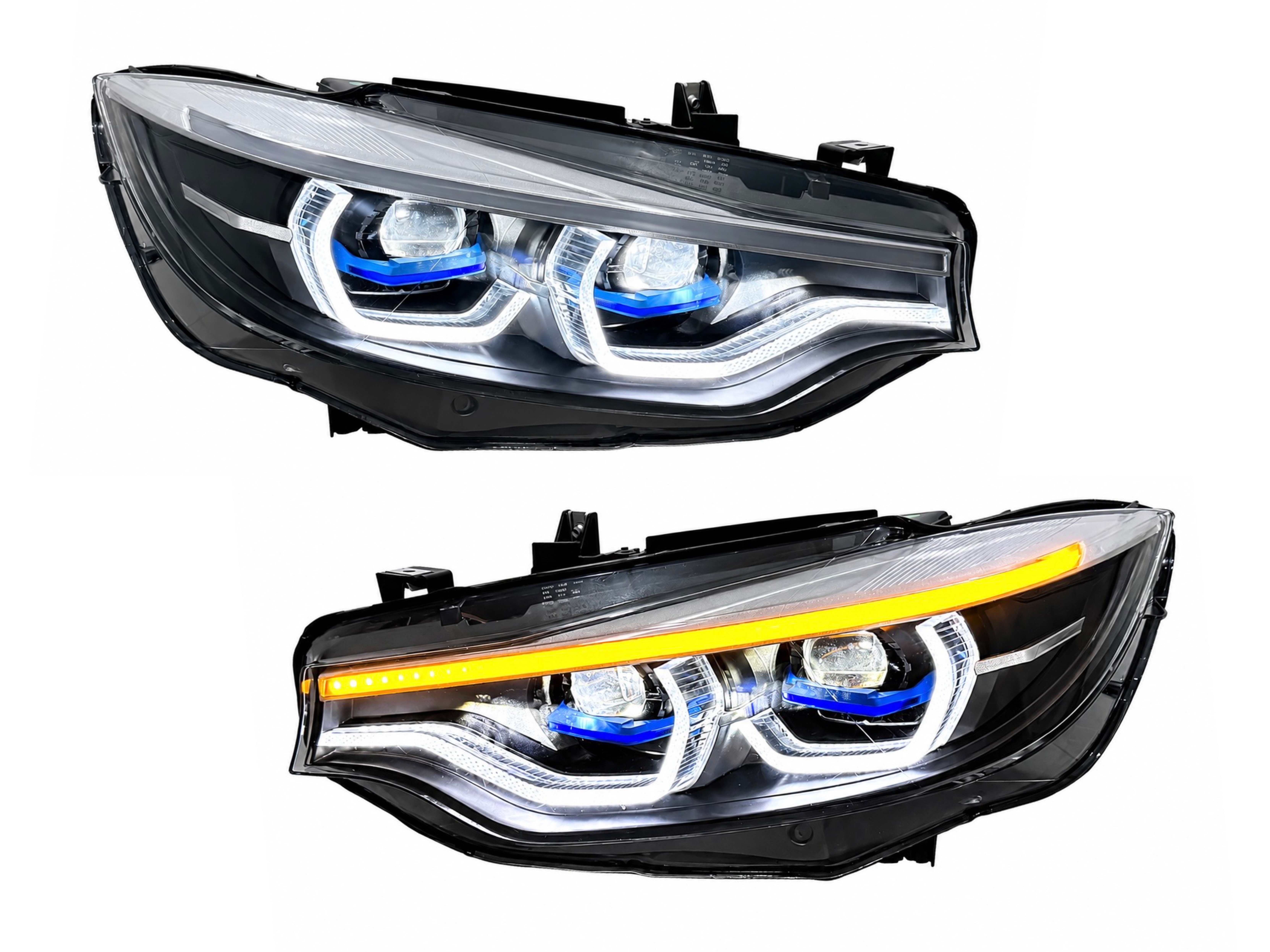 Фари в стилі LASER для BMW 4 series F32 F33 F36 F80 2016-2020 2шт. комплектні з блоками, КСЕНОН 6 PIN АПГРЕЙД У LED
