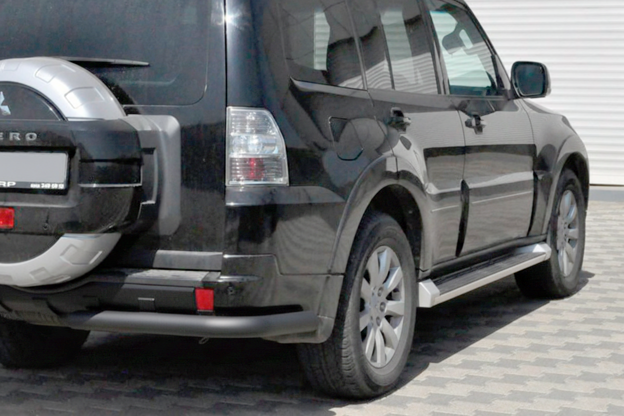 Задня дуга AK003 Black (нерж.)