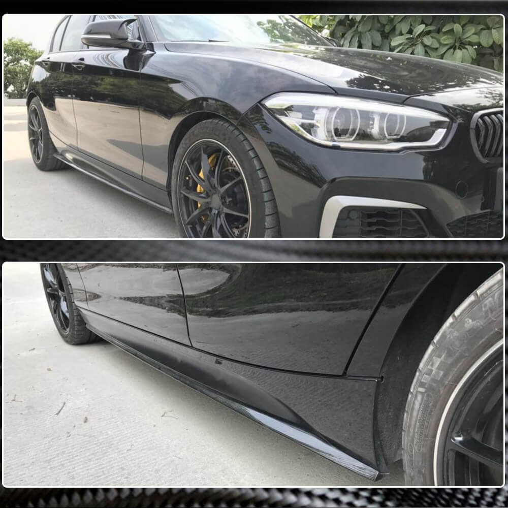 Накладки на пороги (для M-Sport 2015-2019, Карбон) 3