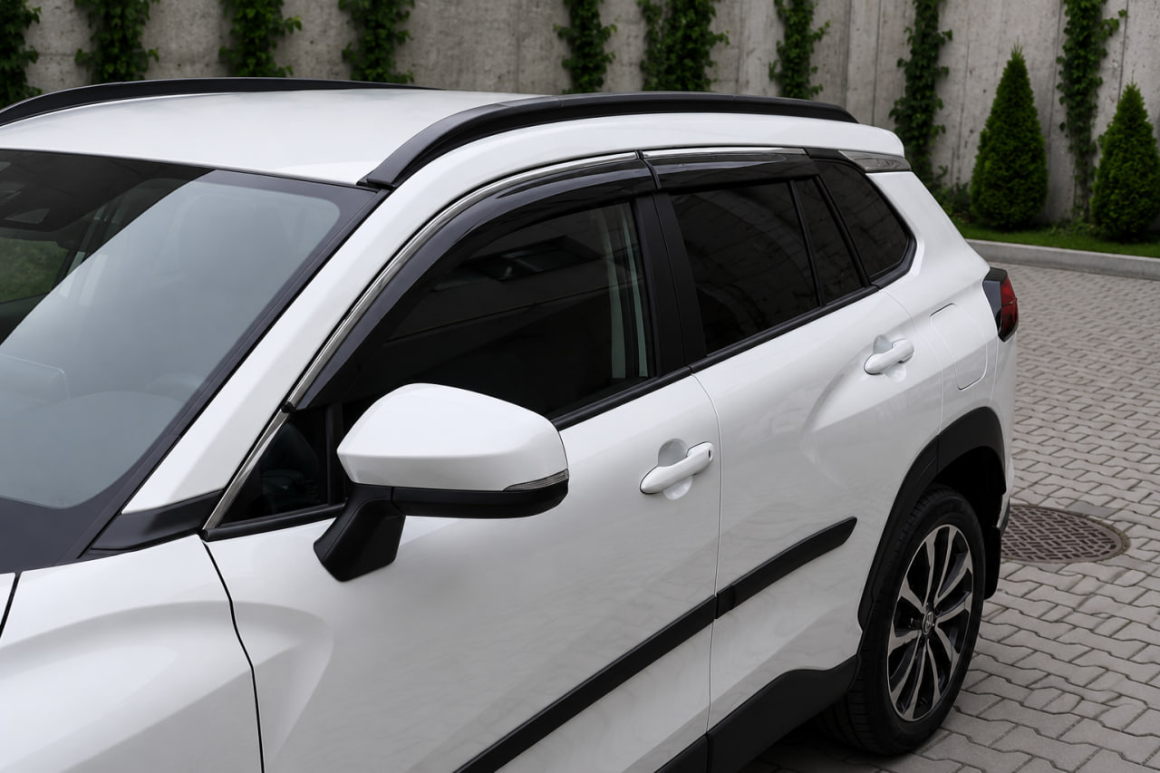 Інтегровані рейлінги чорний OEM (ABS-пластик, установка на клей) 4