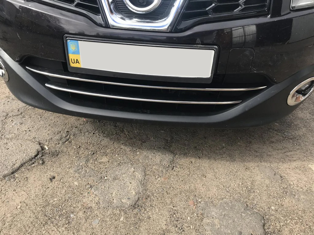 Смужки на нижню решітку (2 шт., нерж) 4