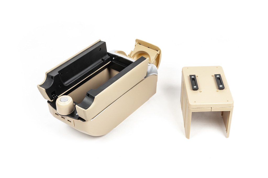 Універсальний підлокітник із USB (бежевий) 2