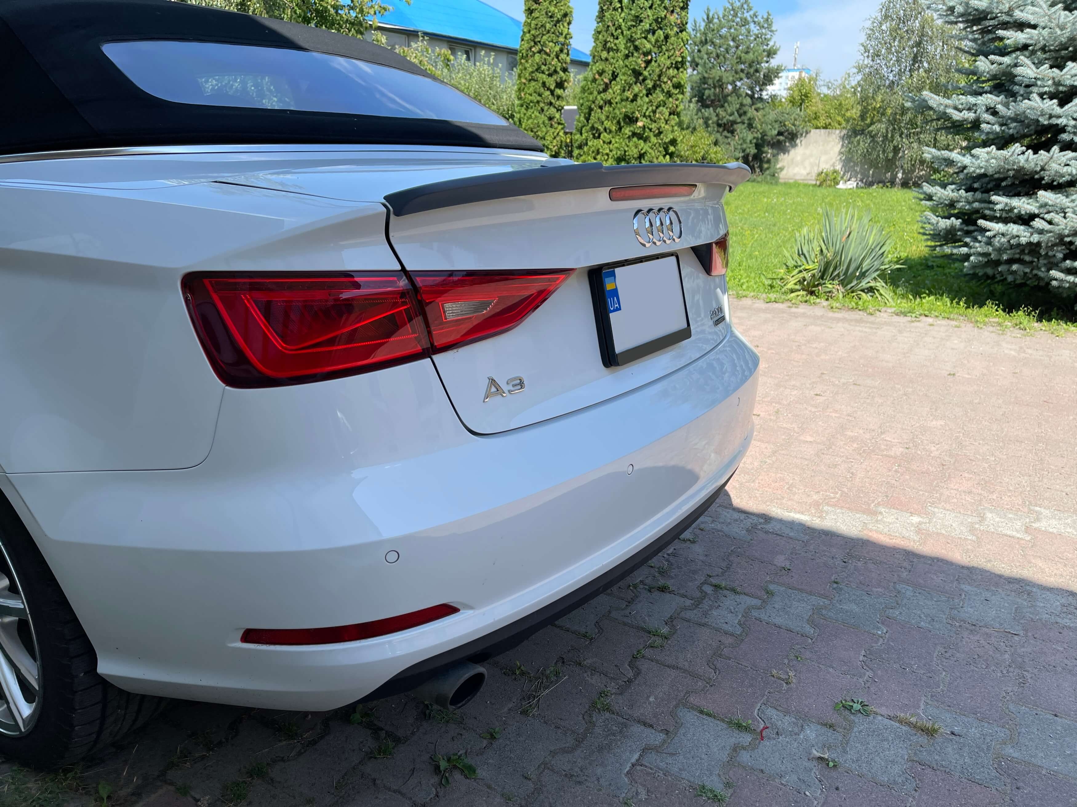 Спойлер Під покрас (стиль RS3) на Audi A3 8V 2012-2016 року 6