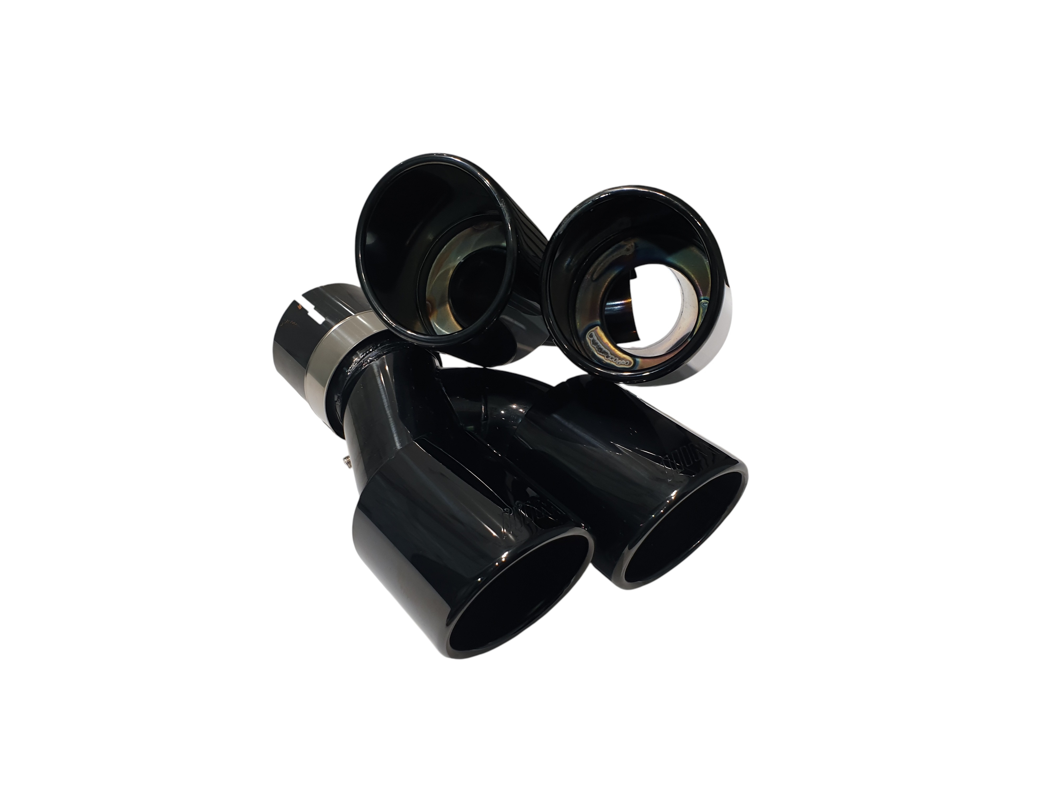 Насадки на вихлоп Full Black (стиль M5 F90 М) на BMW 5 Series G30 / G31 2017-2020 року 2