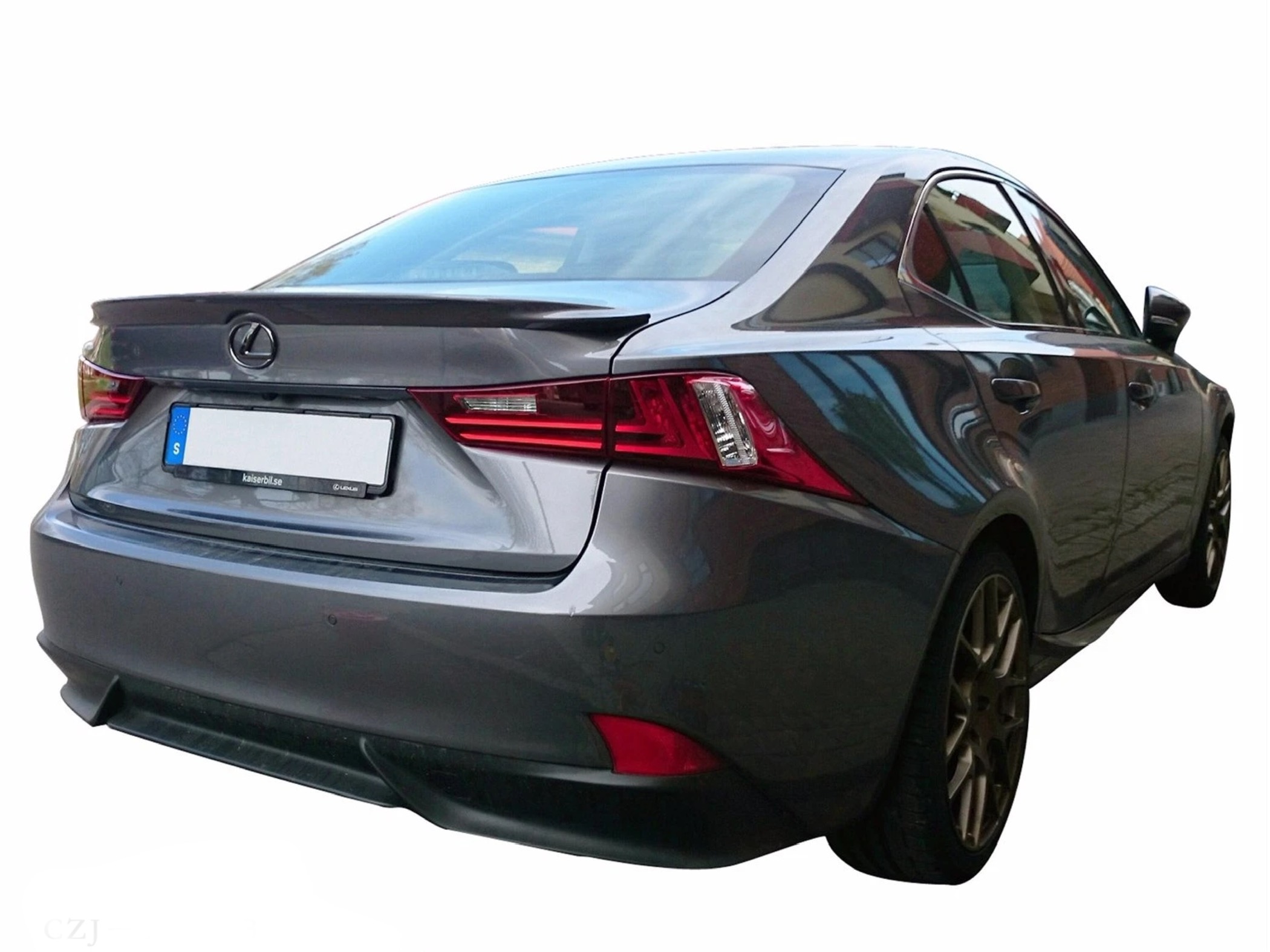 Спойлер ліп на багажник Lexus IS 2013-ABS пластик під фарбування 2