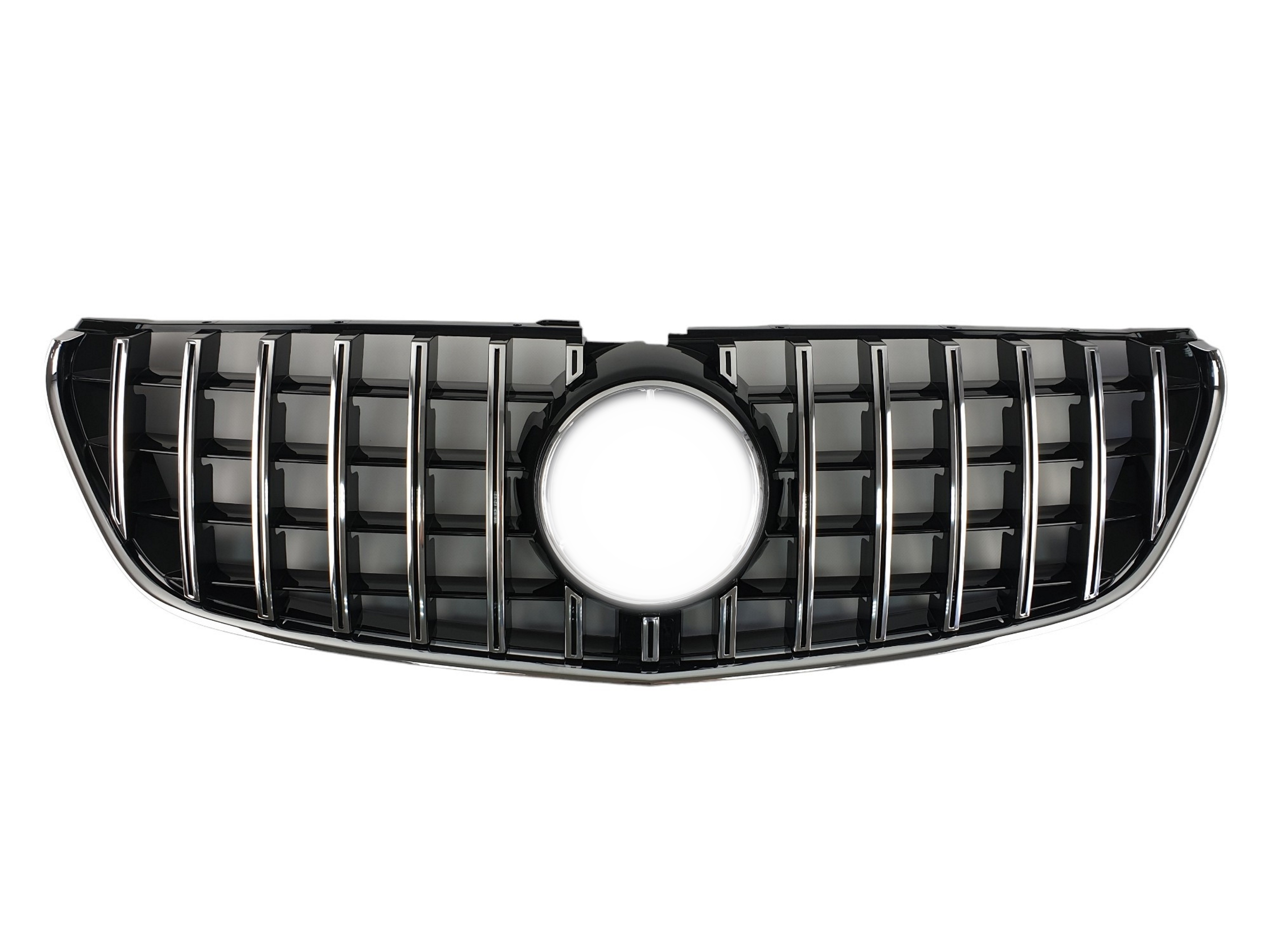 Решітка радіатора Chrome Black (без місця під камеру) GT на Mercedes-Benz V-Class W447 2014-2019 року