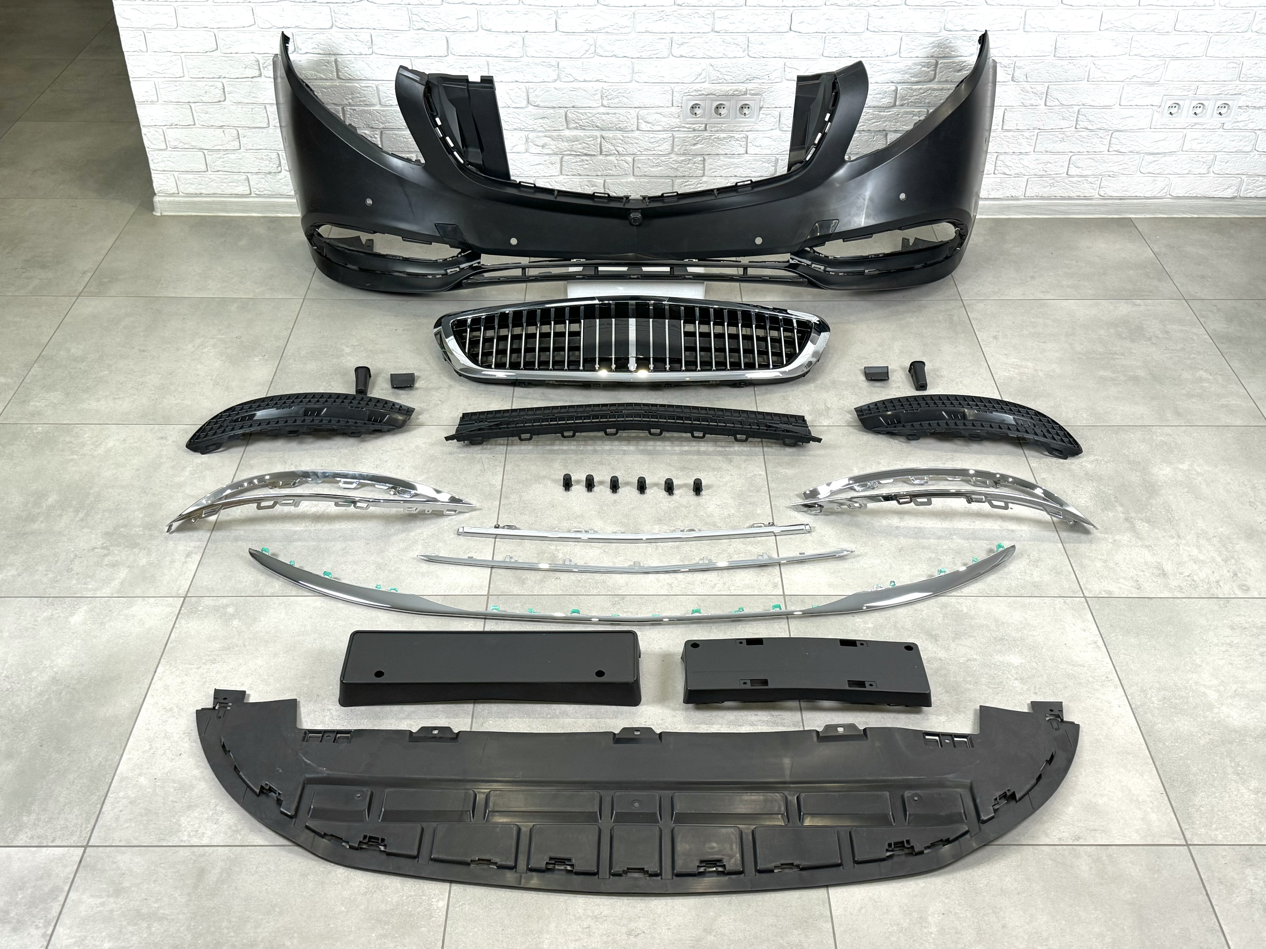 Обвіс Maybach (передній / задній бампер, решітка) Mercedes V Class Vito Metris W447 2014-2023 3