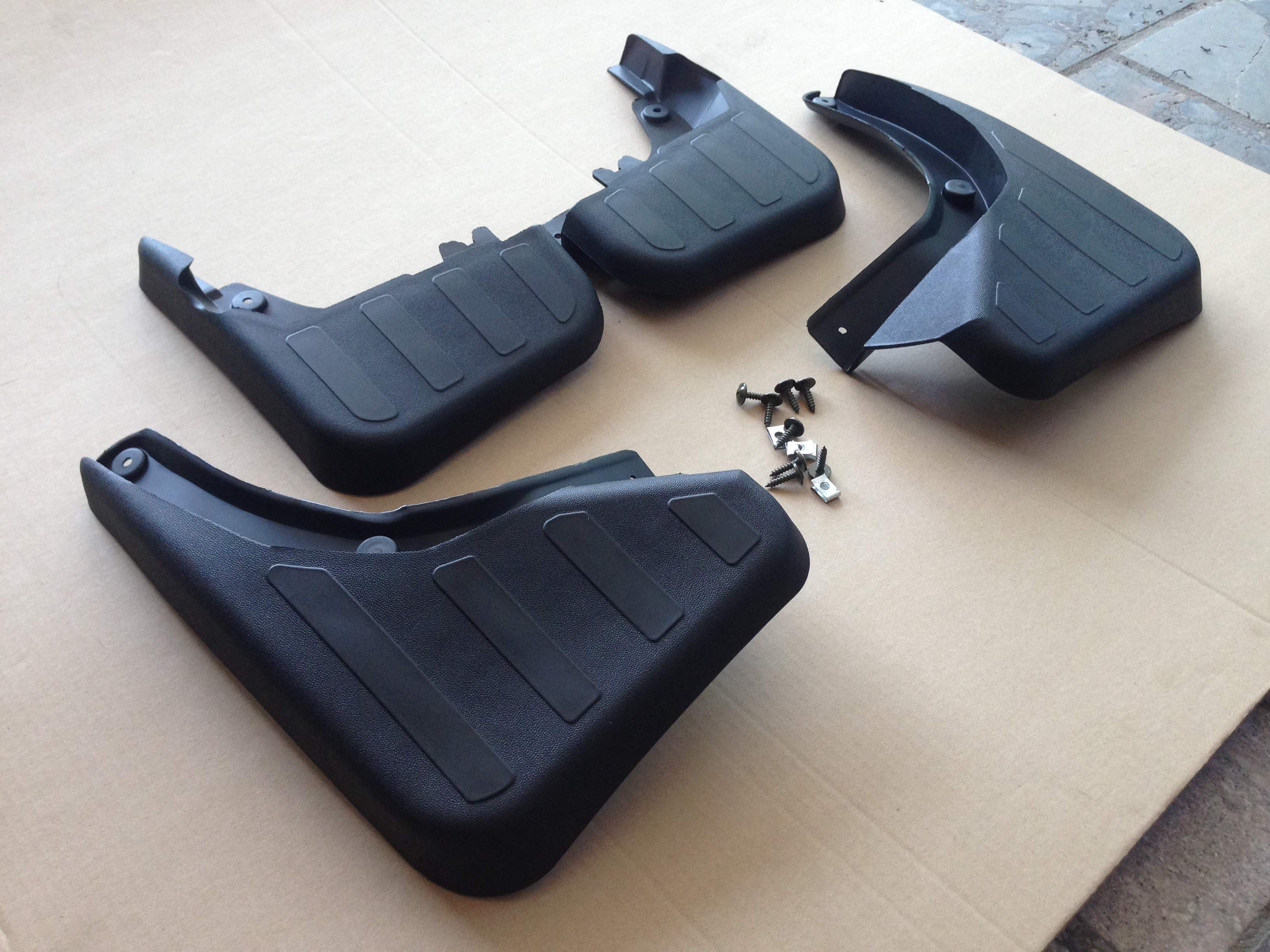 Бризковики Mercedes Benz GLK X204 2008-2015 під поріг комплект 4 шт. 4