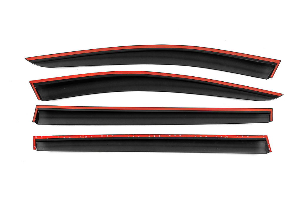 Вітровики з хромованим молдингом Niken Luxury (4 шт) 3