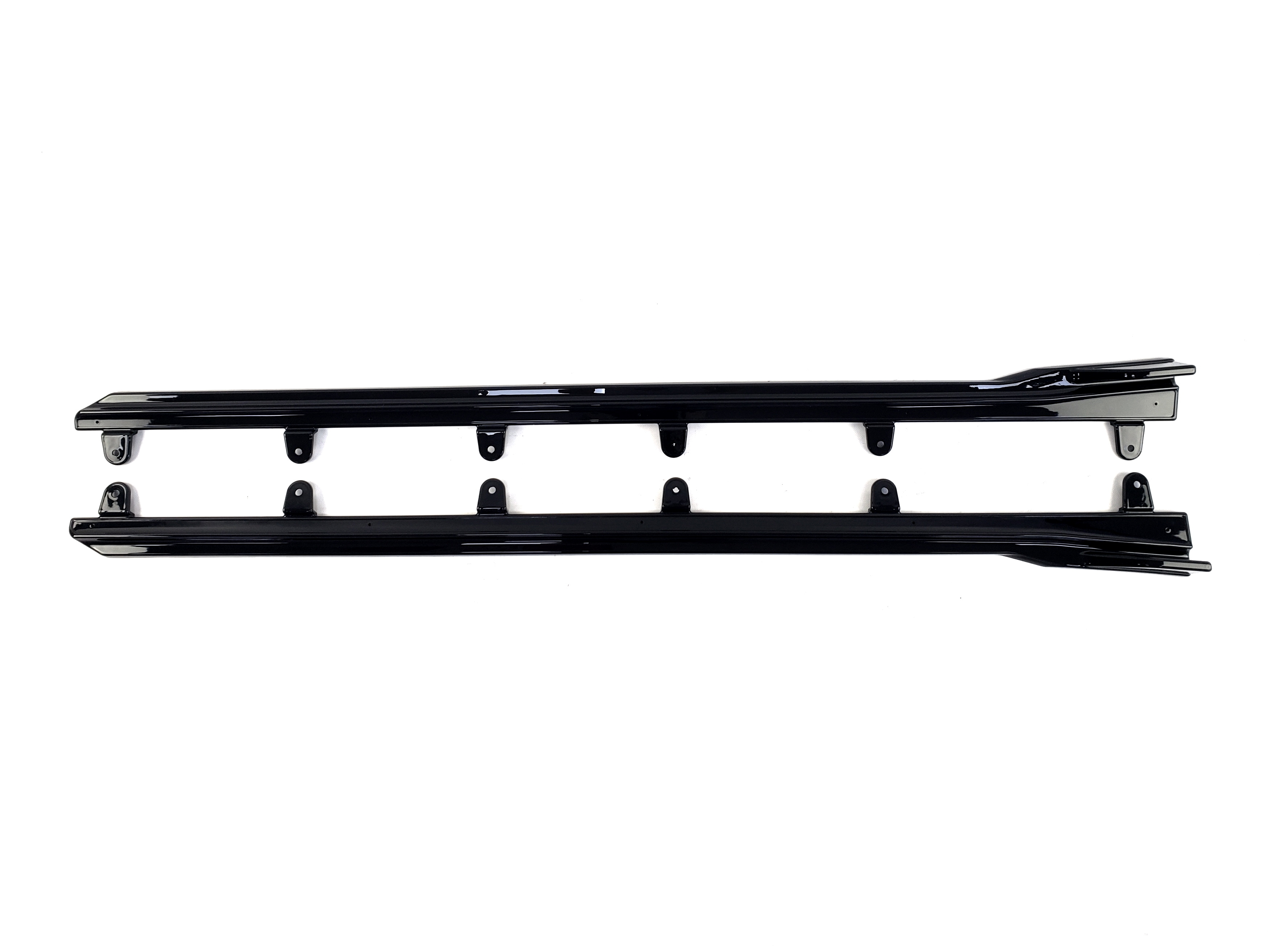 Леза на пороги Чорний глянець на BMW 4 Series G22 / G23 2020-2024 року 2