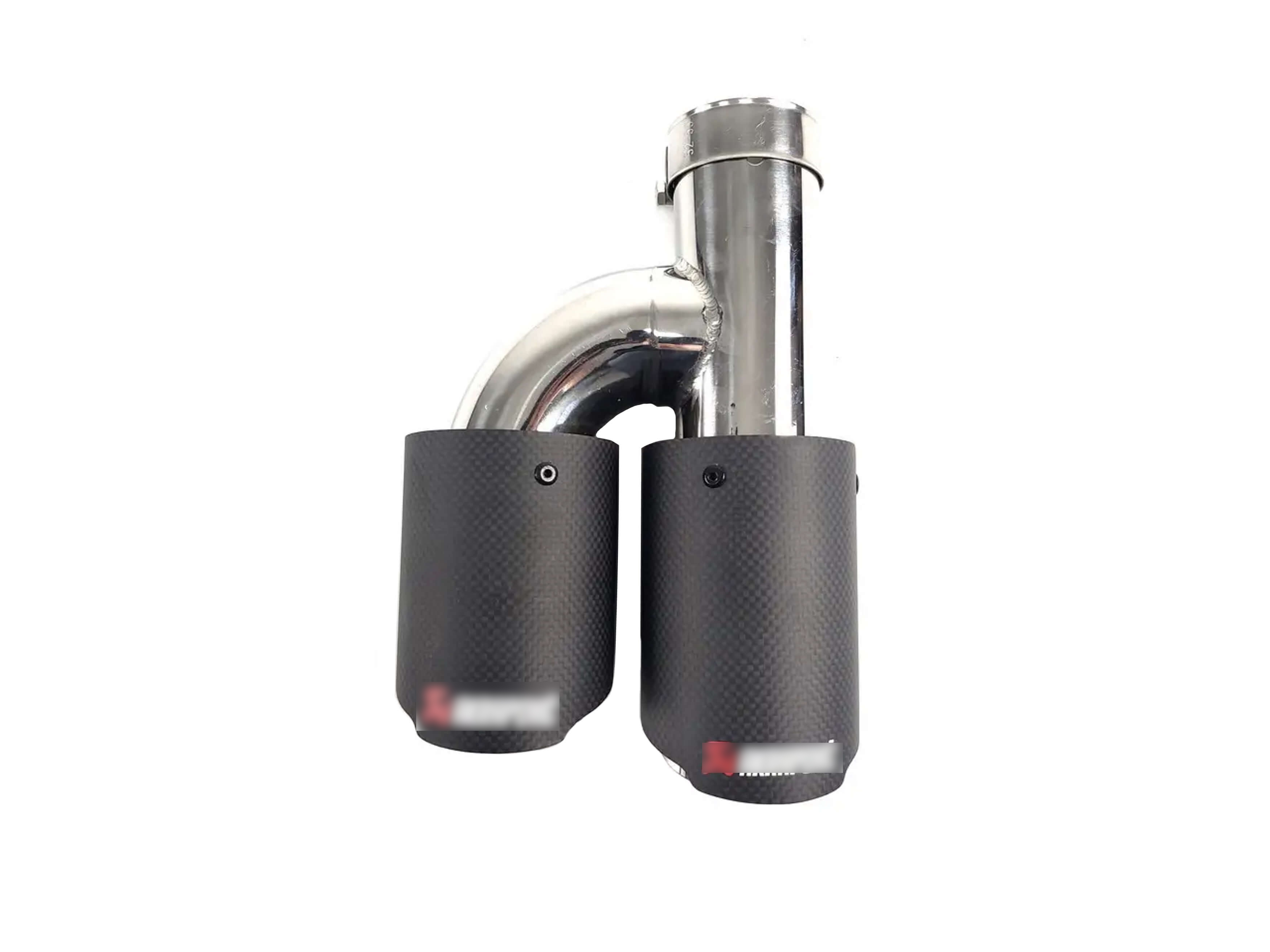 Насадки на вихлоп Carbon (матовий) 63mm To 89mm (подвійна H) на Akrapovič Akrapovič 2