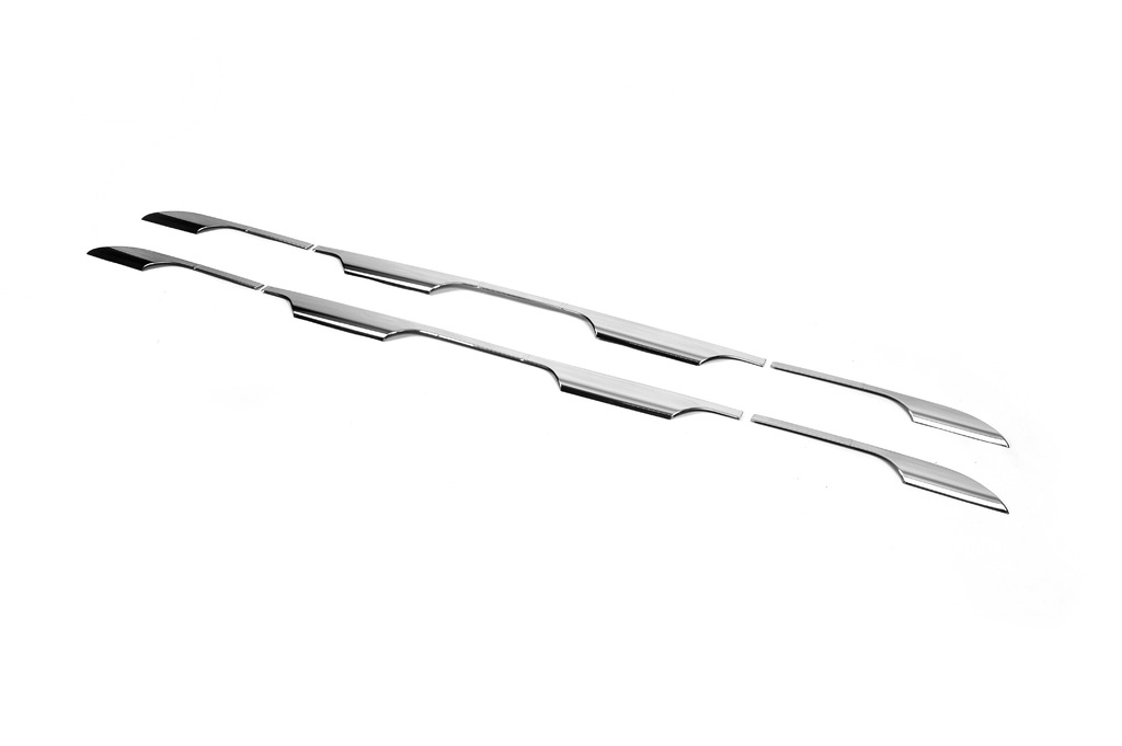 Накладки на дверній молдинг (6 шт, нерж) Carmos - Турецька сталь 3
