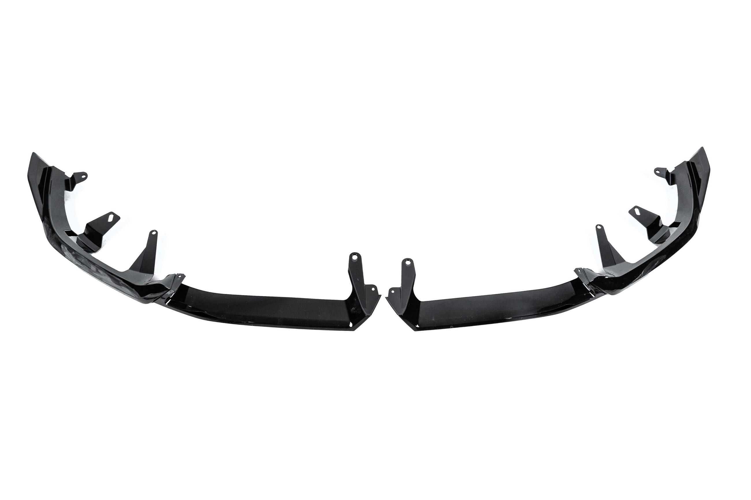 Накладка на передній бампер Lip Gloss black (для М-Sport) 4