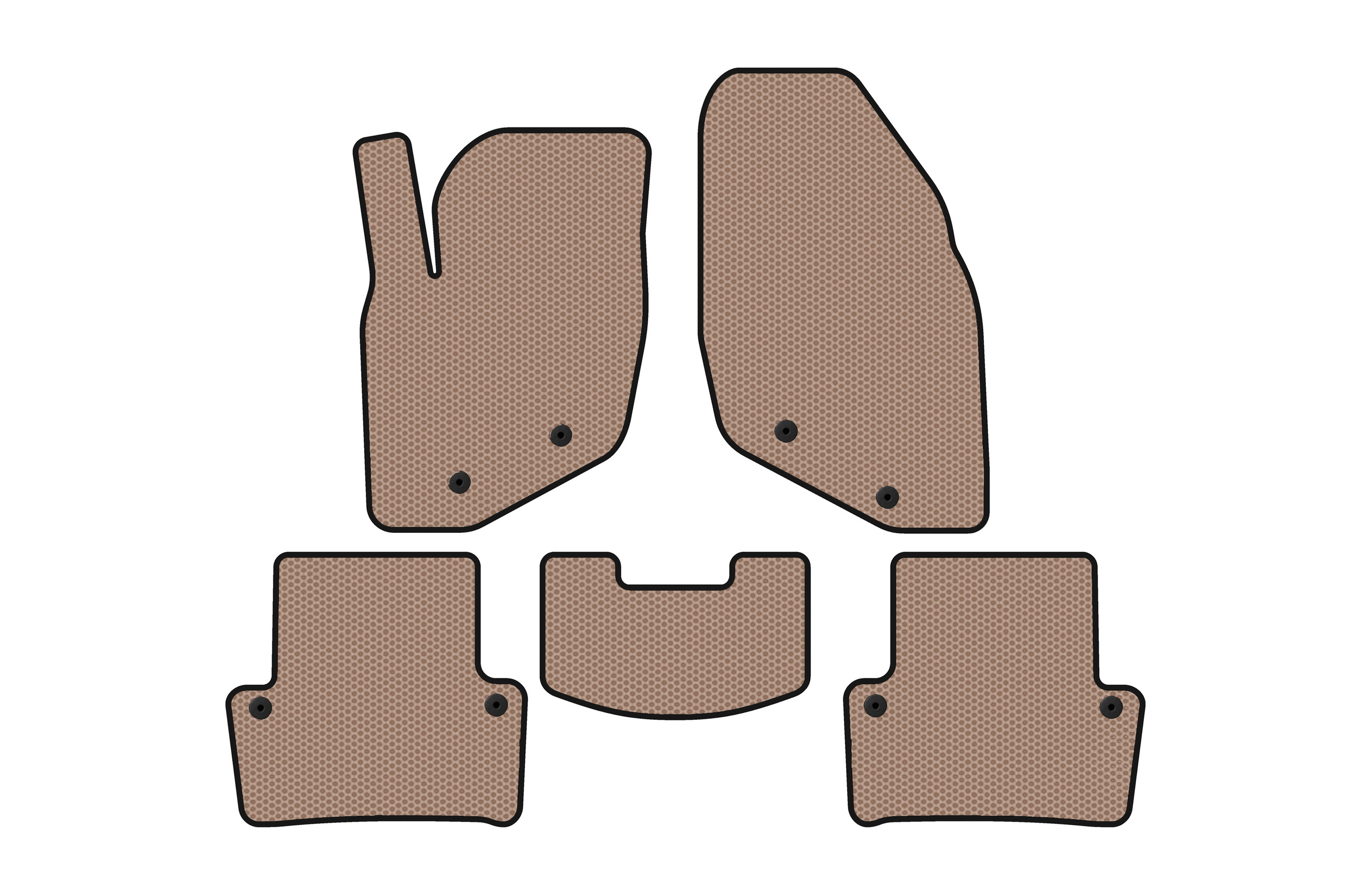 Гумові килимки Carsuit (Бежевий)