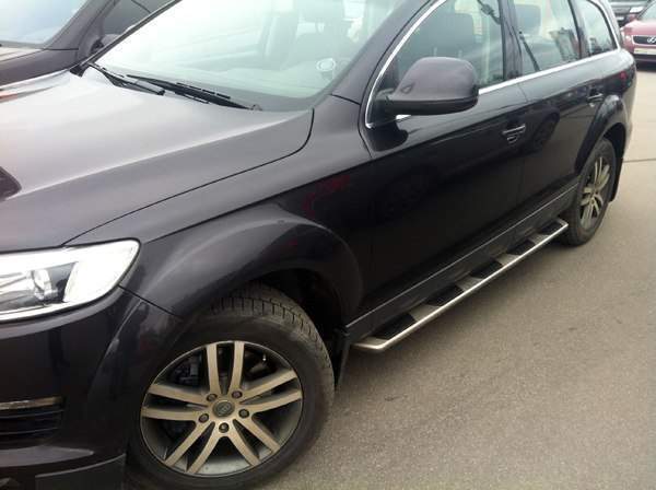 Пороги бічні OEM підніжки Audi Q7 2006-2015 5