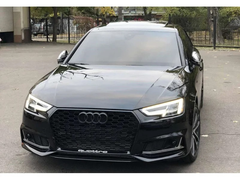 Решітки протитуманних фар з отвором RS-Style (2015-2019, 2 шт, Чорний) 2