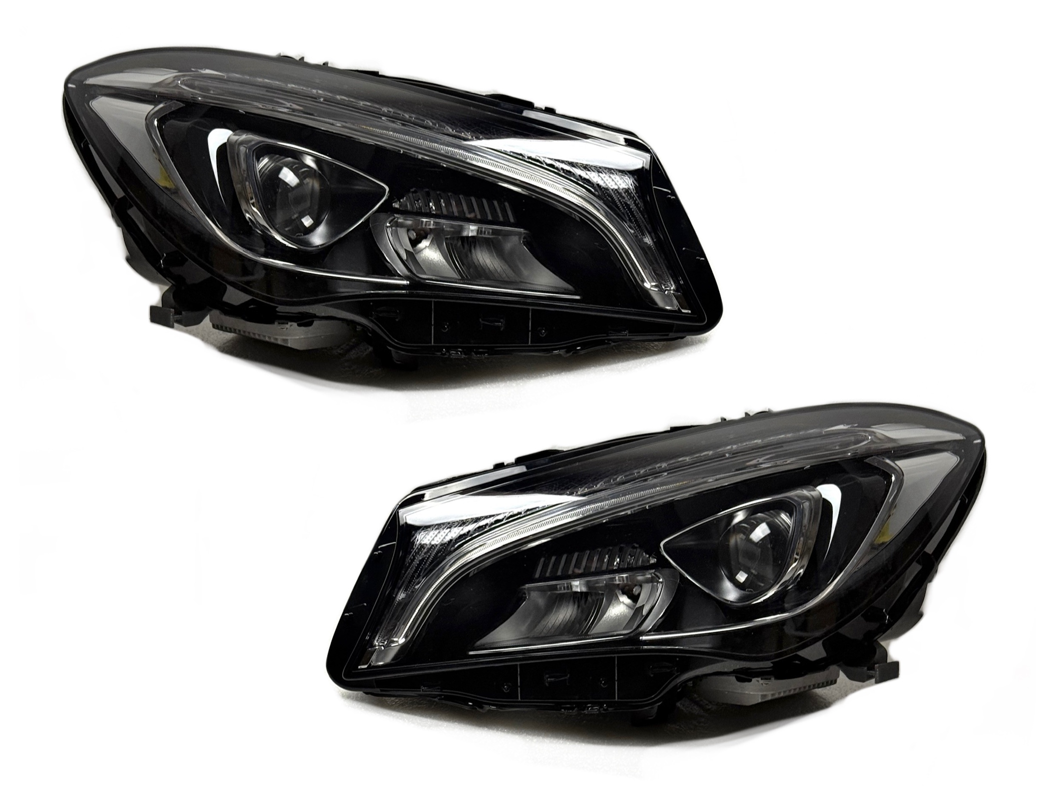 FULL LED фари Mercedes CLA-Class C117 2013-2018 комплектні з блоками 2шт., АПГРЕЙД ГАЛОГЕН У LED