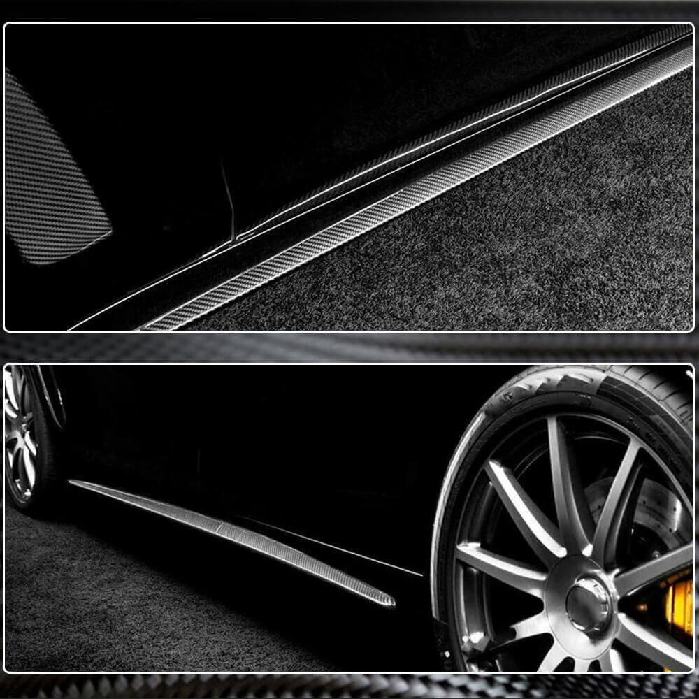 Бокові пороги (для S63 AMG 2014-2017, Карбон) 4