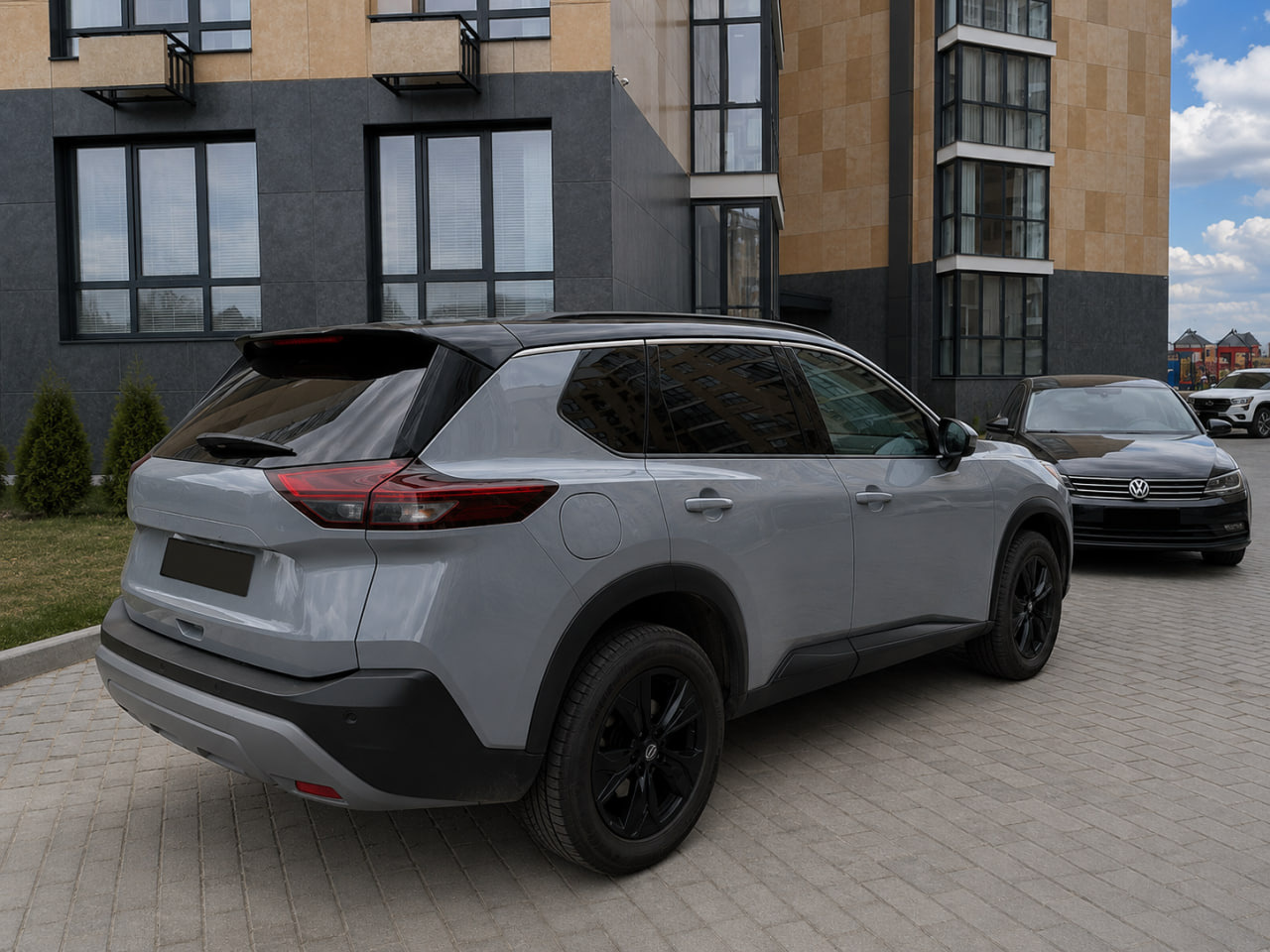 Інтегровані рейлінги чорні OEM (ABS-пластик) 2
