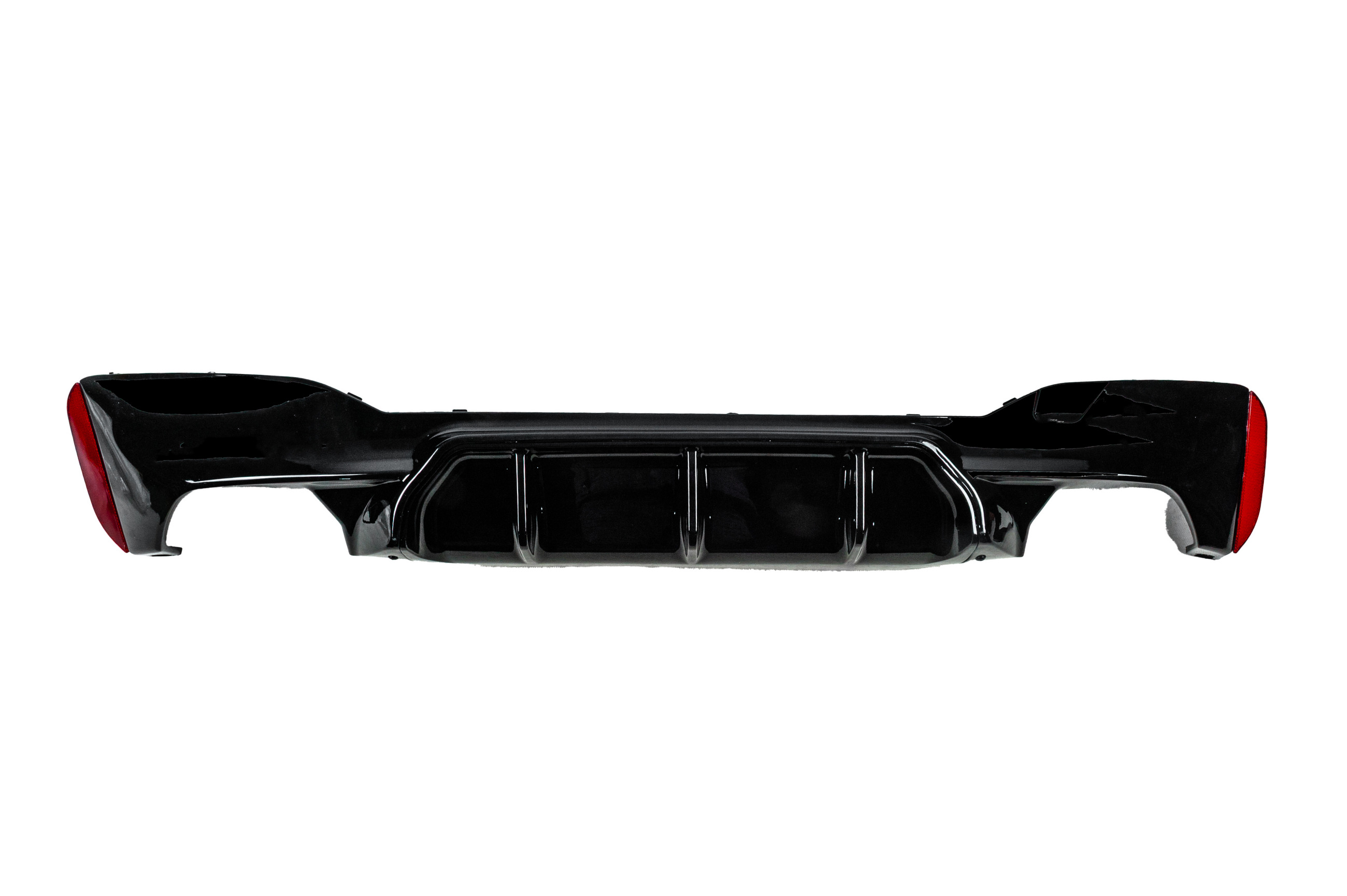 Задній дифузор (для M-Sport/M5 F90, чорний глянець) 2